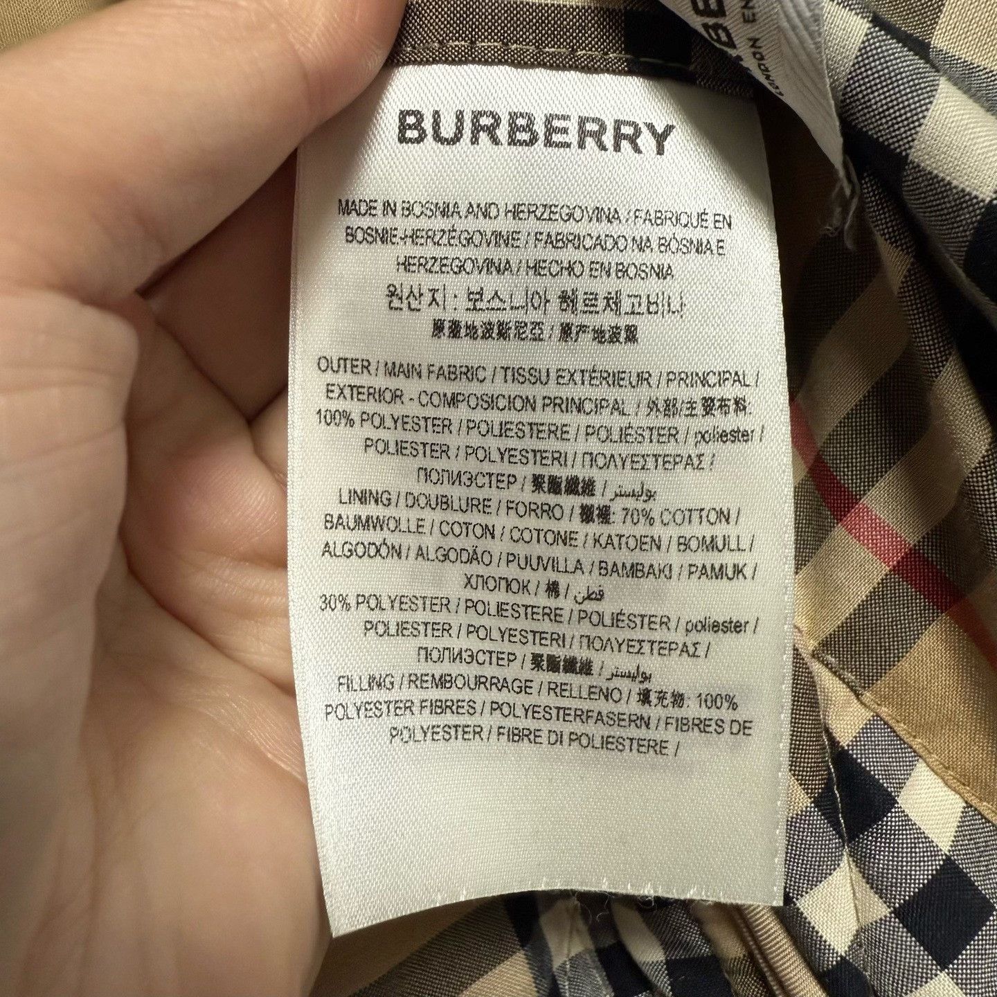Burberry Burberry Diamond Quilted Cotton Coat Size S / US 4 / IT 40 - 6 Thumbnail