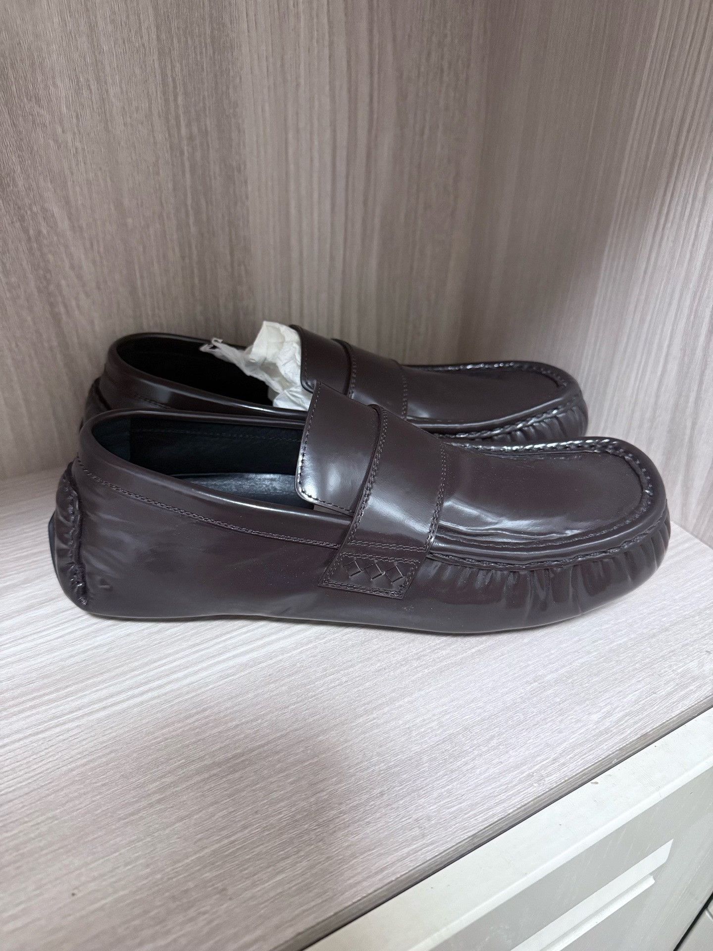 Bottega Veneta Bottega Veneta Black Leather Loafers Size US 8 / EU 41 - 5 Thumbnail