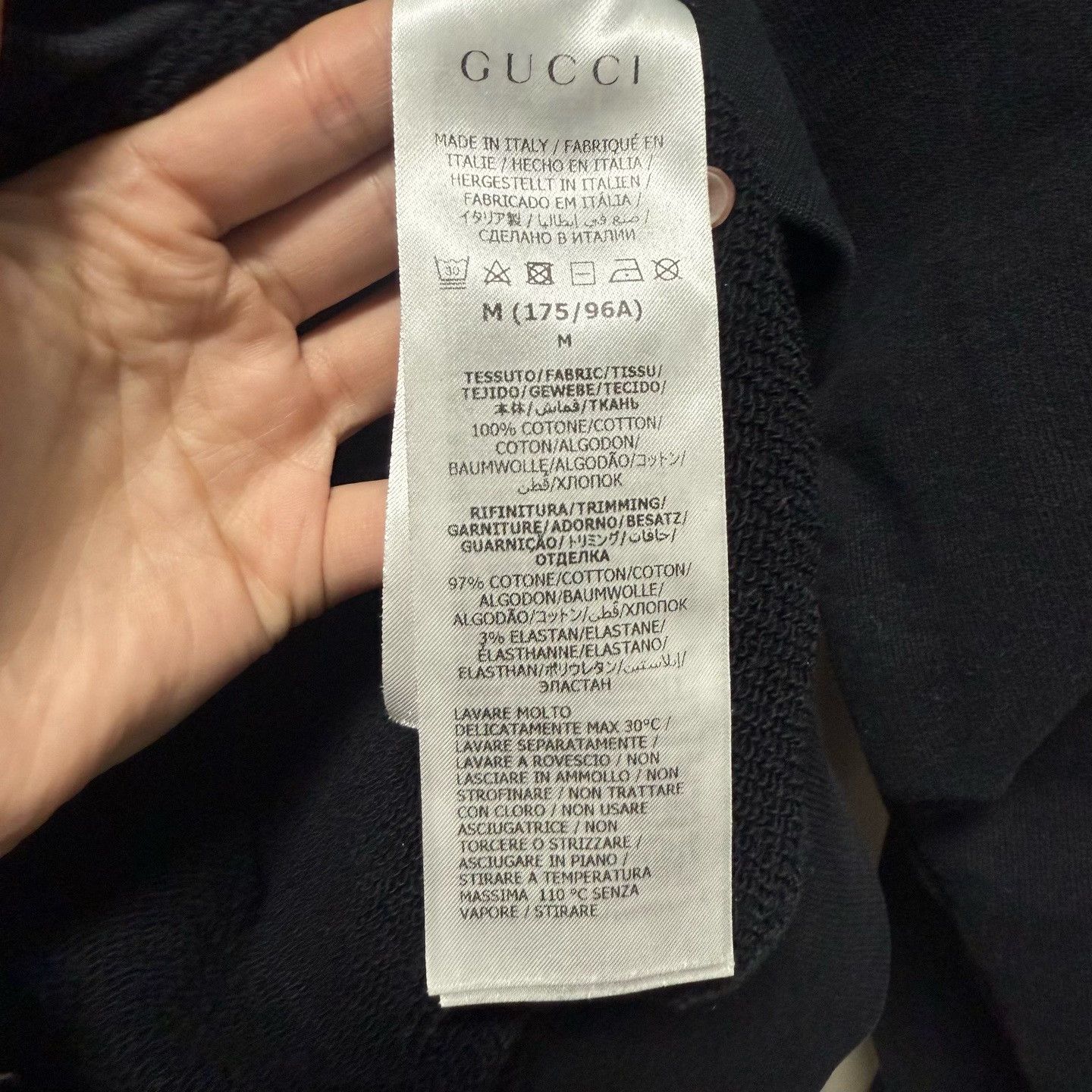 Gucci Gucci Letter Logo Back Print Hoodie M Size US M / EU 48-50 / 2 - 3 Thumbnail