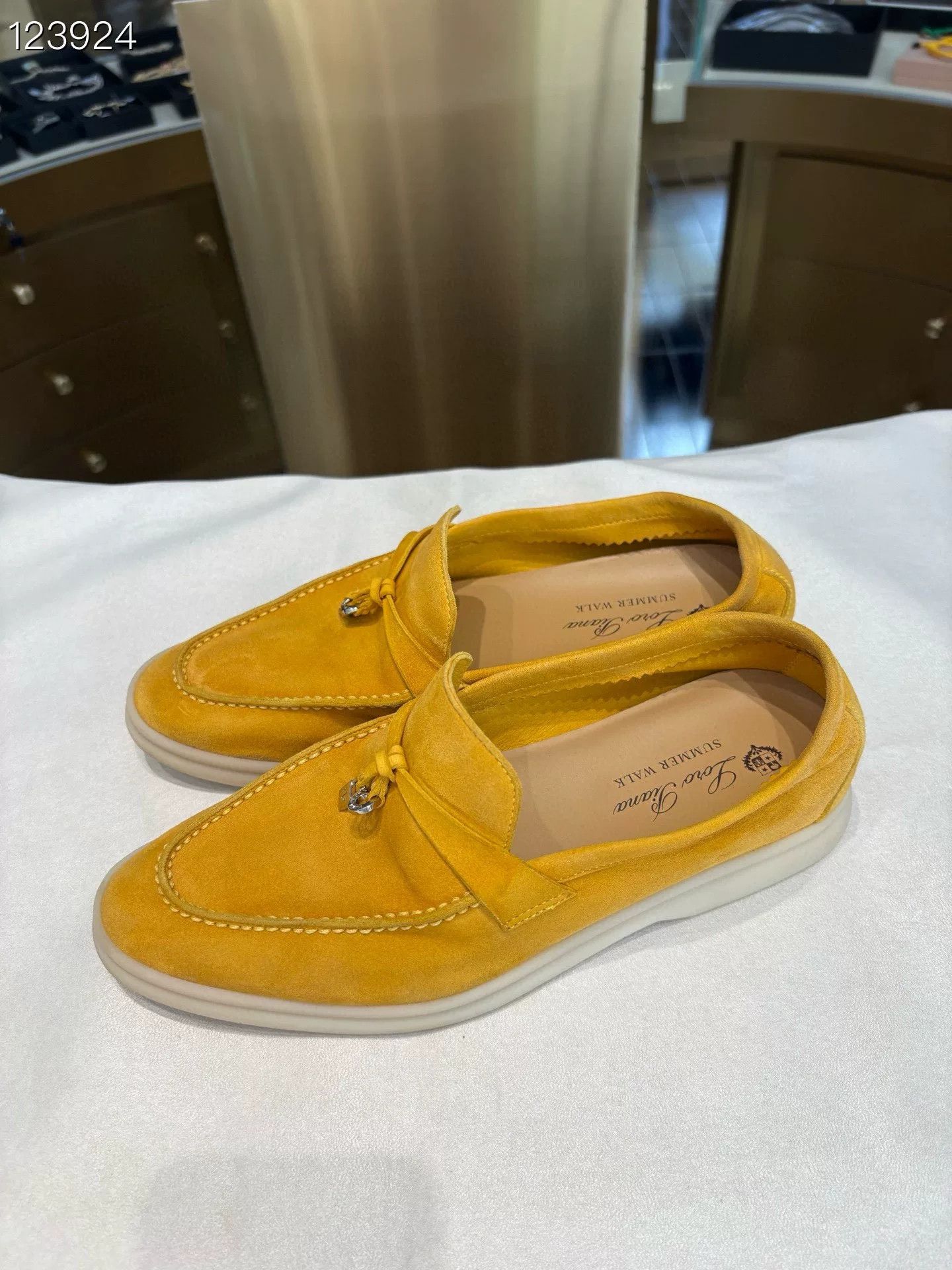 Loro Piana Loro Piana Summer Walk Suede Loafers Size US 7 / IT 37 - 3 Thumbnail
