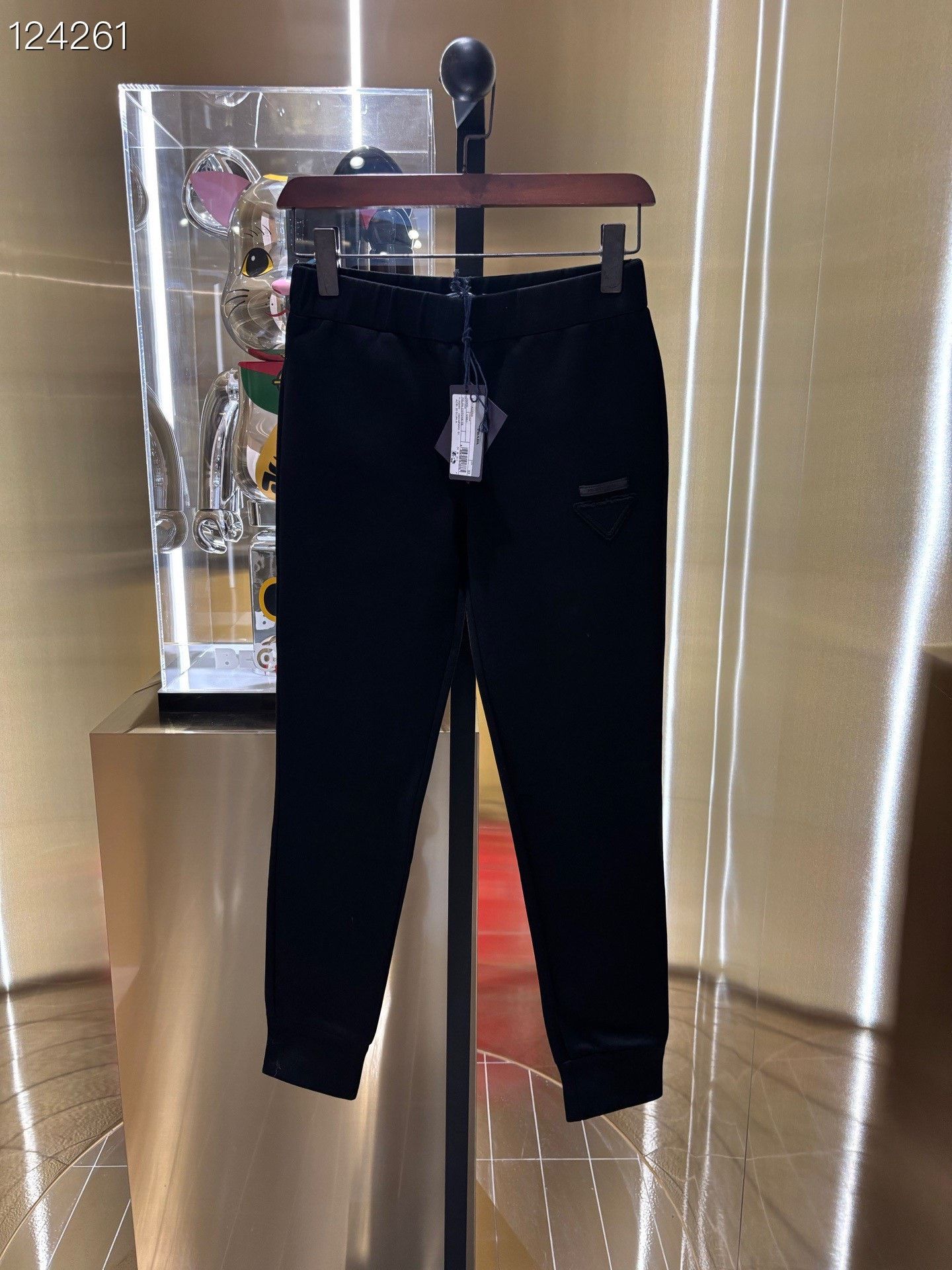 Prada Prada Women's Triangle Logo Sweatpants Size 22" - 2 Thumbnail