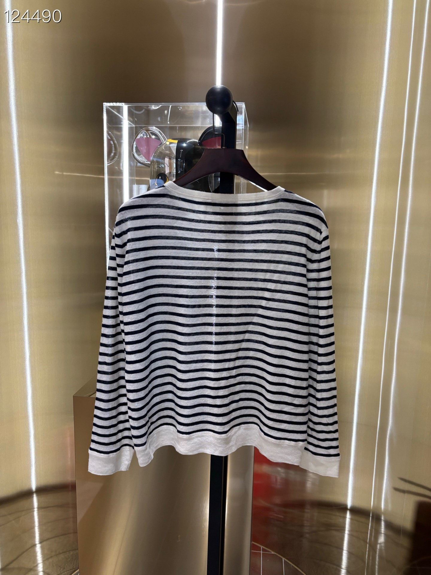 Dior Dior Striped Star Long-Sleeve Top Size M / US 6-8 / IT 42-44 - 2 Thumbnail