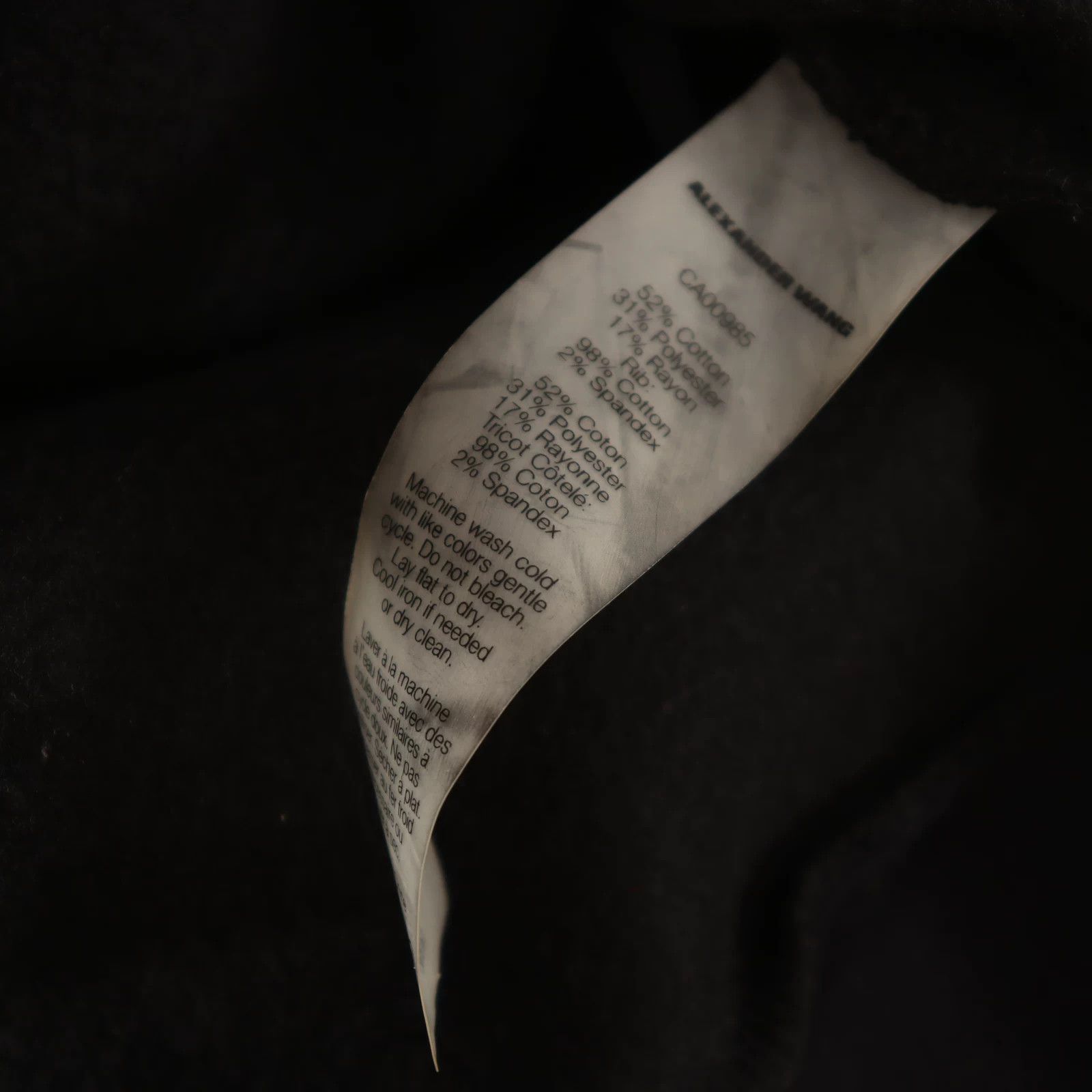 Alexander Wang Alexander Wang Polyester Cotton Hoodie XS Men Size US XS / EU 42 / 0 - 7 Thumbnail