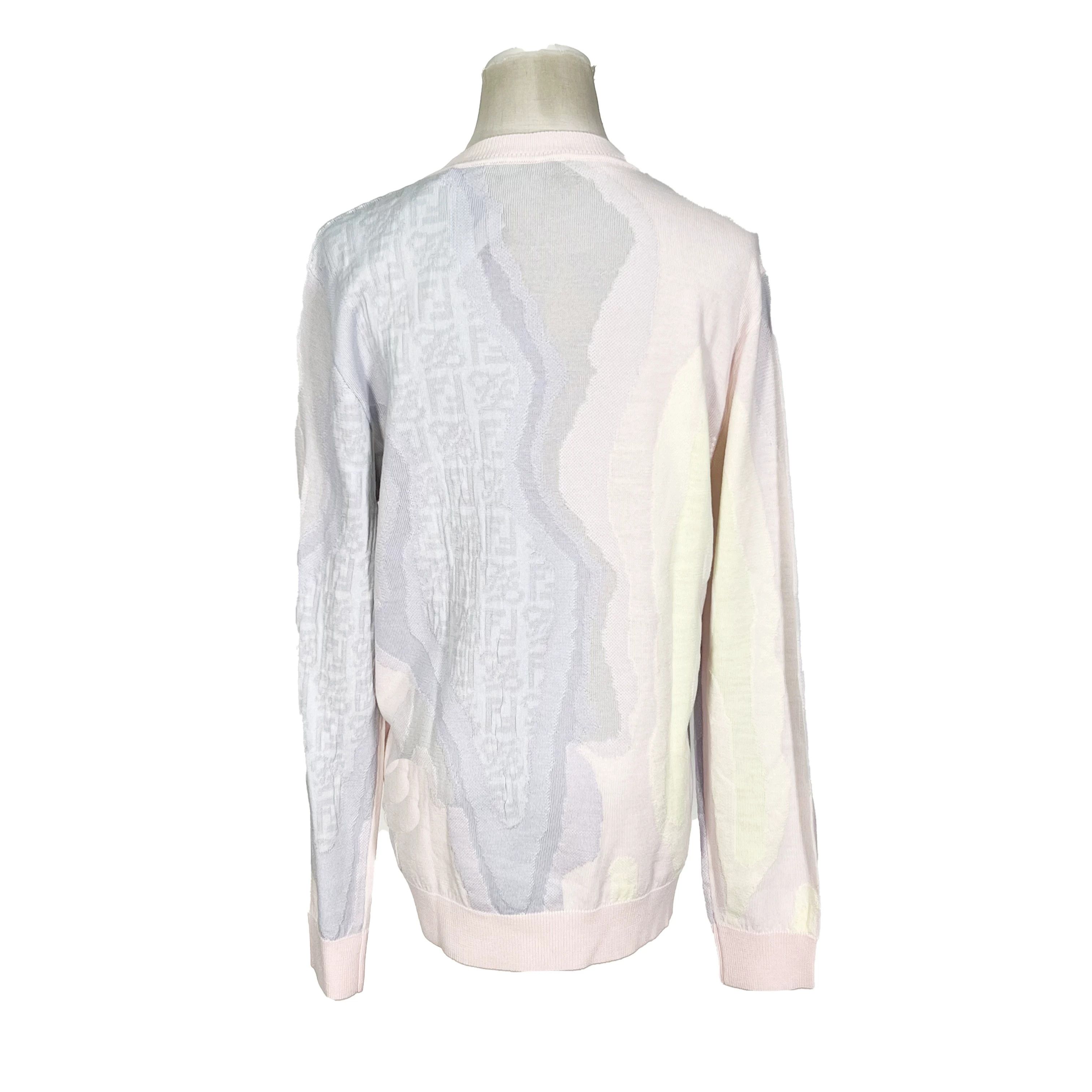 Fendi Fendi Knit Cotton Multi Sweater S Men Size US S / EU 44-46 / 1 - 2 Thumbnail