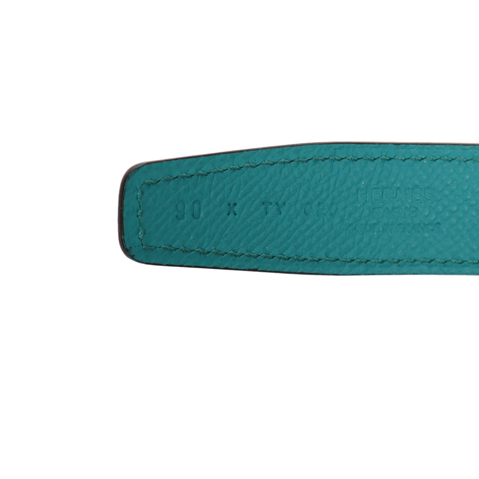 Hermes Hermes Leather Silver Belt S Men Size ONE SIZE - 3 Thumbnail