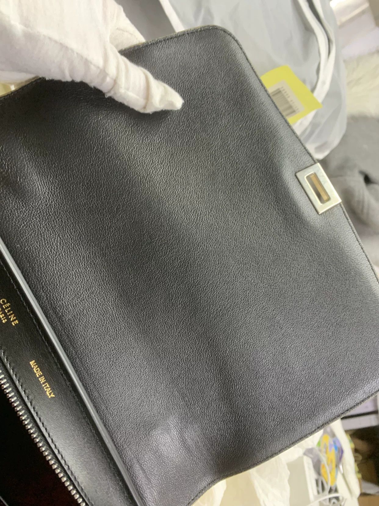 Celine Celine Silver Shoulder Bag 27 Women Size ONE SIZE - 6 Thumbnail