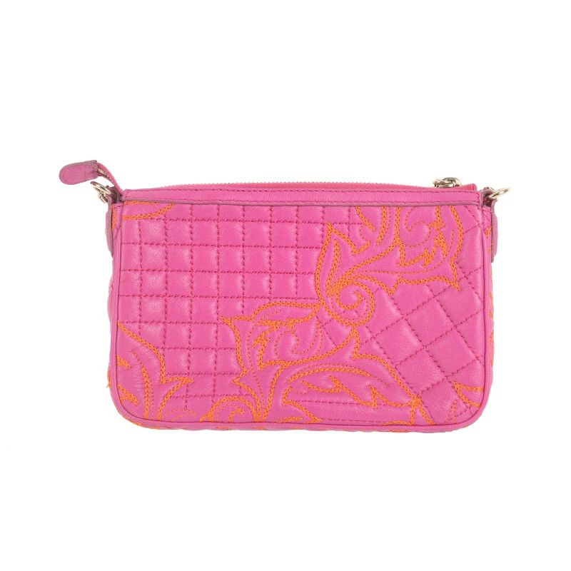 Versace Versace Retro Plaid Gold Shoulder Bag Women Size ONE SIZE - 4 Thumbnail