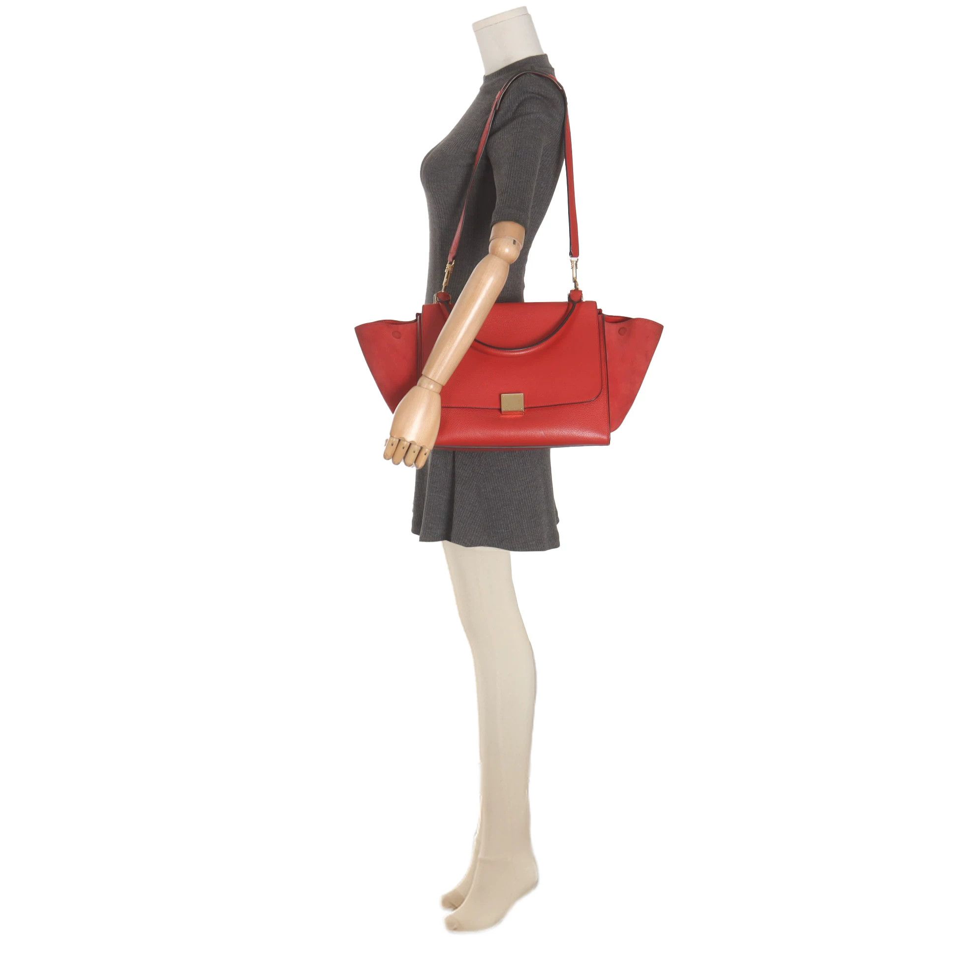 Celine Celine Gold Shoulder Bag 30 Women Size ONE SIZE - 2 Thumbnail