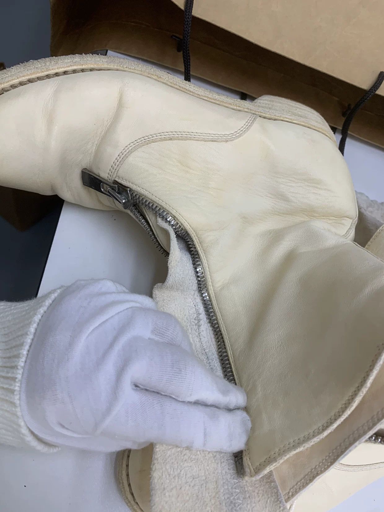 Guidi Guidi Leather Silver Boots 37 Women Size US 6.5 / IT 36.5 - 8 Thumbnail