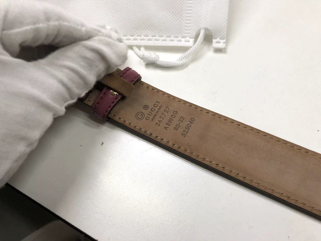 Gucci Gucci Leather Gold Belt Men Size ONE SIZE - 8 Thumbnail