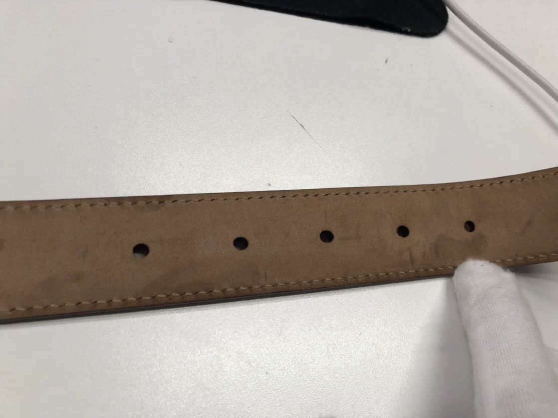Gucci Gucci Leather Gold Belt Men Size ONE SIZE - 7 Thumbnail