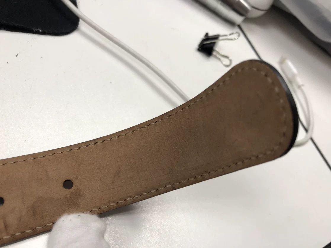 Gucci Gucci Leather Gold Belt Men Size ONE SIZE - 9 Thumbnail