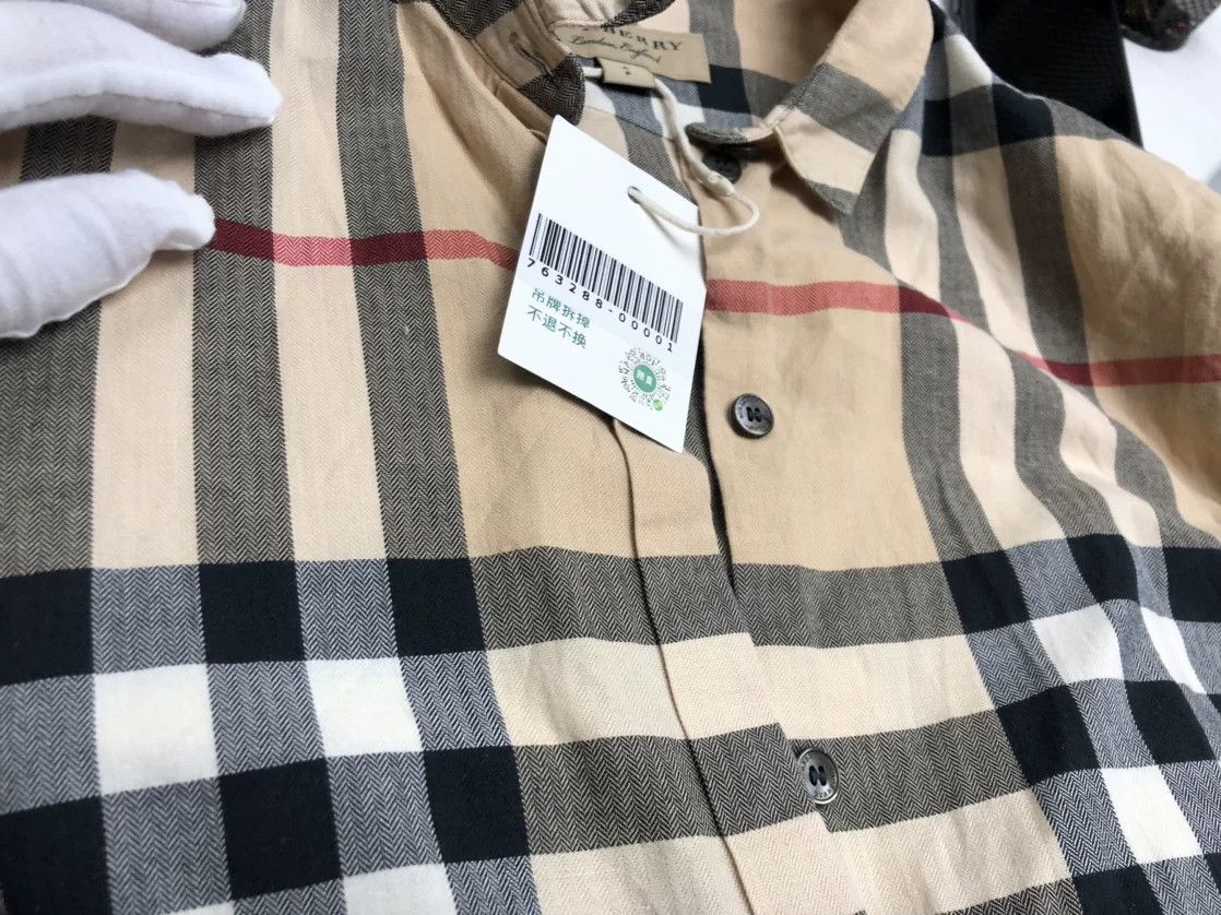Burberry Burberry Plaid Cotton Shirt XS Men Size US XS / EU 42 / 0 - 7 Thumbnail