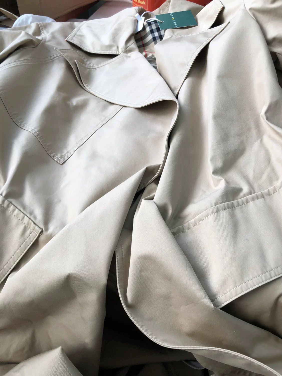 Burberry Burberry Polyester Cotton Coat XS Women Size XS / US 0-2 / IT 36-38 - 9 Thumbnail