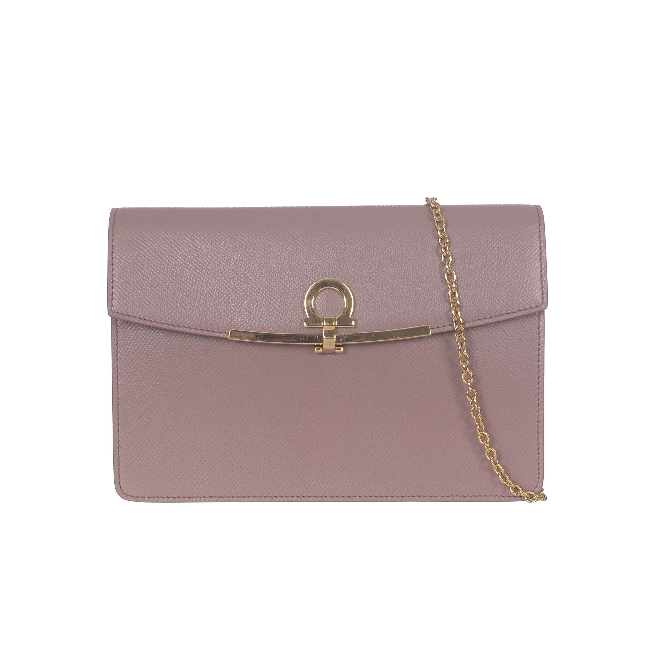 Salvatore Ferragamo Salvatore Ferragamo Gold Shoulder Bag 22 Women Size ONE SIZE - 10 Thumbnail