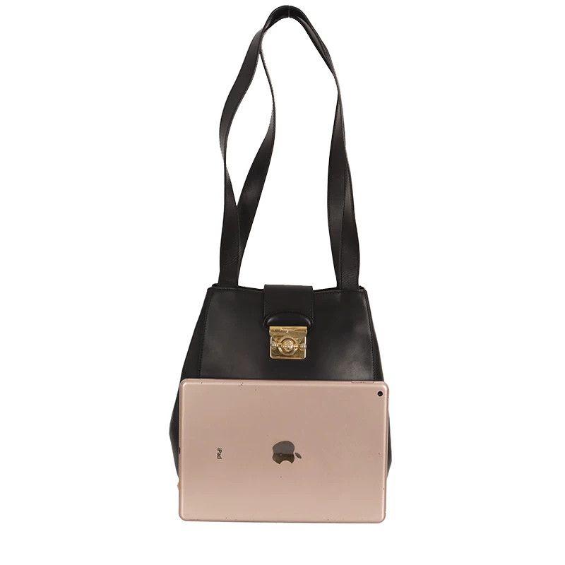Salvatore Ferragamo Salvatore Ferragamo Retro Gold Shoulder Bag 24 Women Size ONE SIZE - 3 Thumbnail
