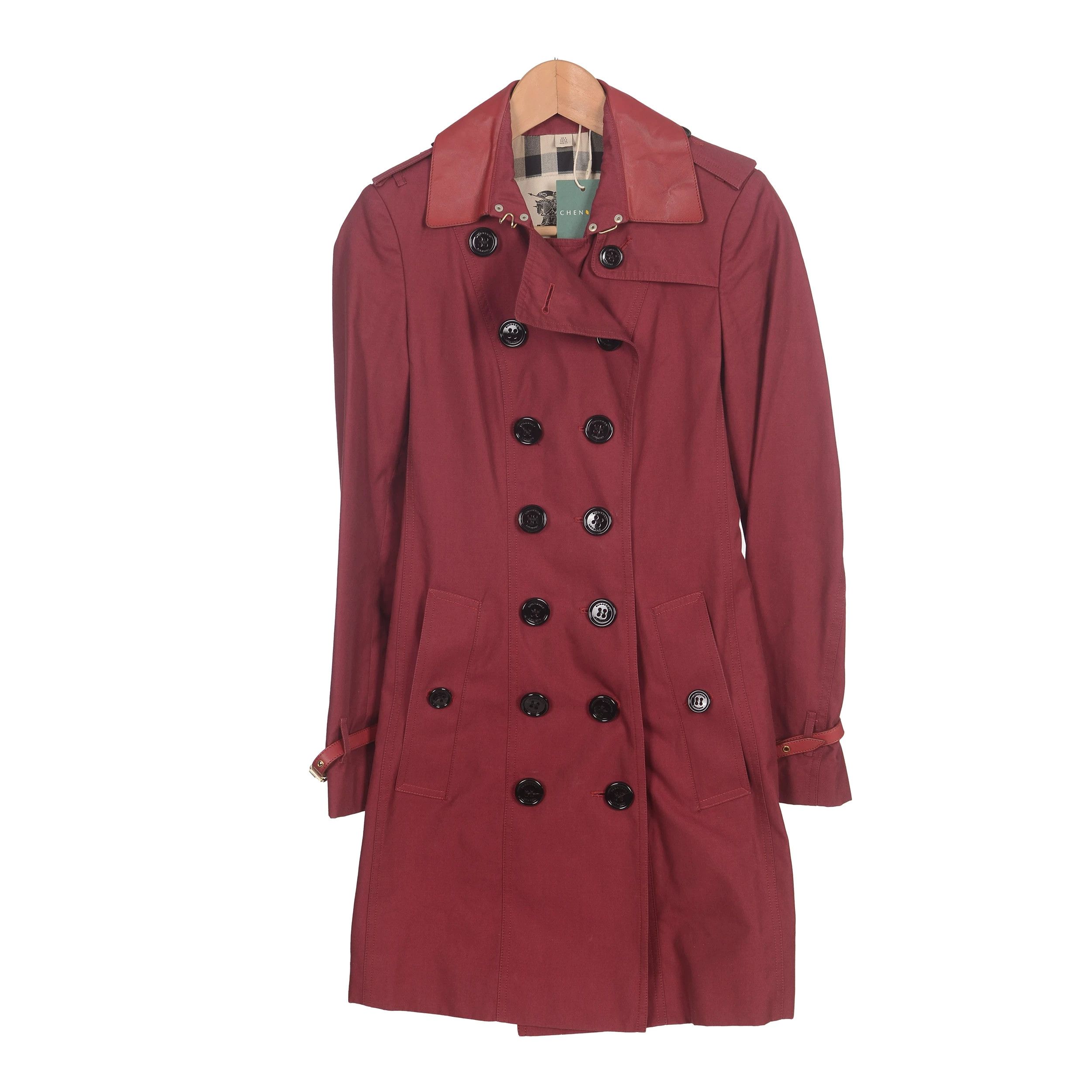 Burberry Burberry Cotton Coat XS Women Size XS / US 0-2 / IT 36-38 - 10 Thumbnail