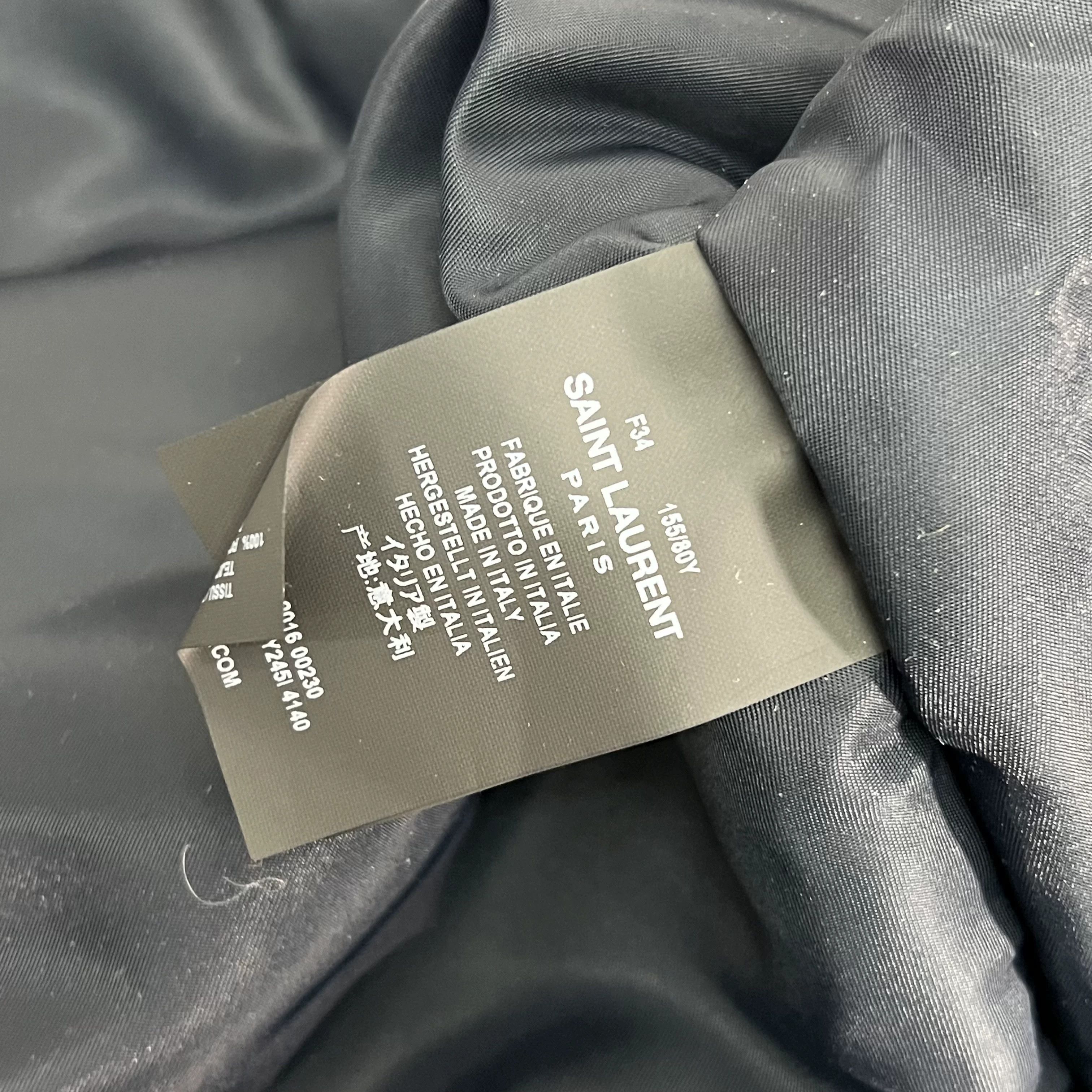 Saint Laurent Paris Saint Laurent Paris Nylon Cotton Multi Heavy Coat XS Men Size US XS / EU 42 / 0 - 4 Thumbnail