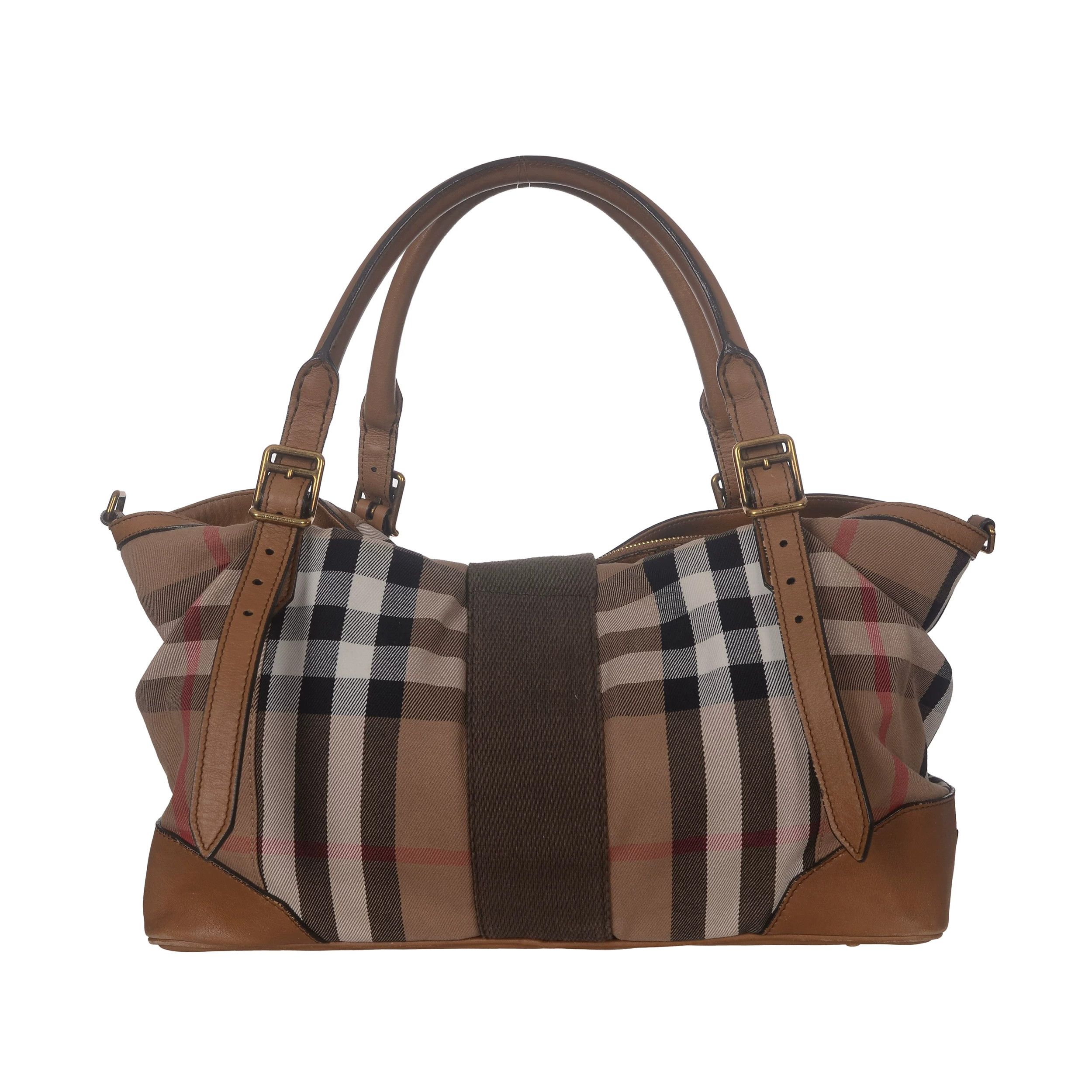 Burberry Burberry Plaid Gold Shoulder Bag 39 Women Size ONE SIZE - 4 Thumbnail