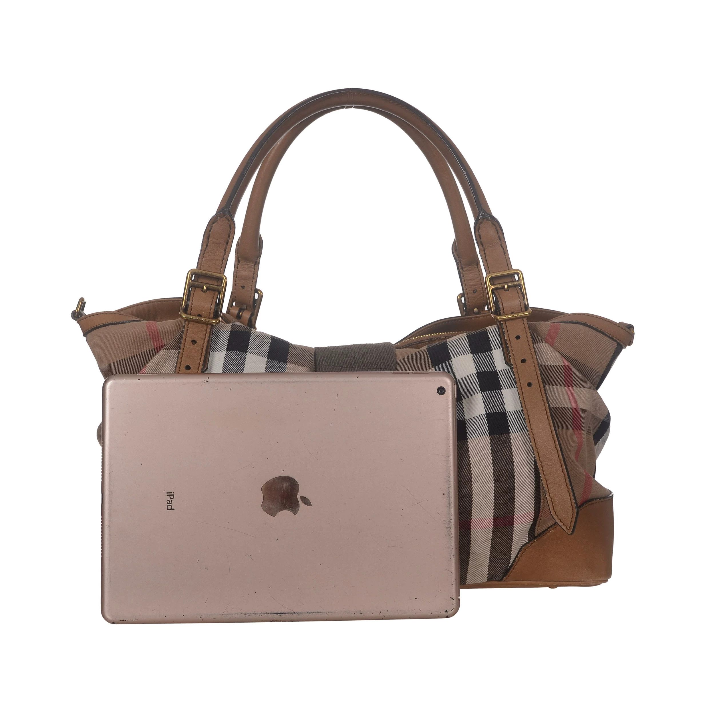 Burberry Burberry Plaid Gold Shoulder Bag 39 Women Size ONE SIZE - 5 Thumbnail