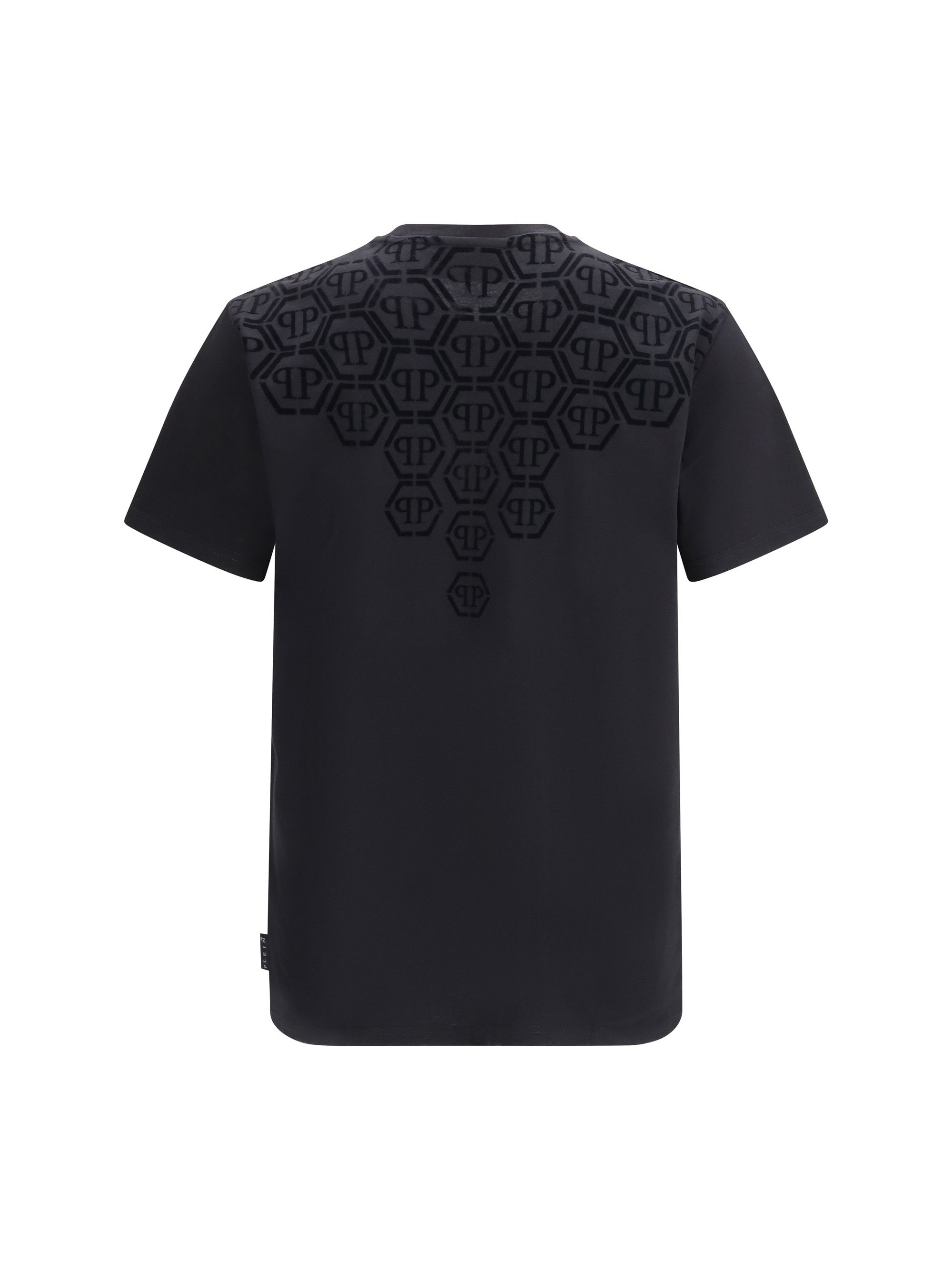 Philipp Plein Round neck degradé Monogram T-shirt in cotton Size US M / EU 48-50 / 2 - 2 Thumbnail