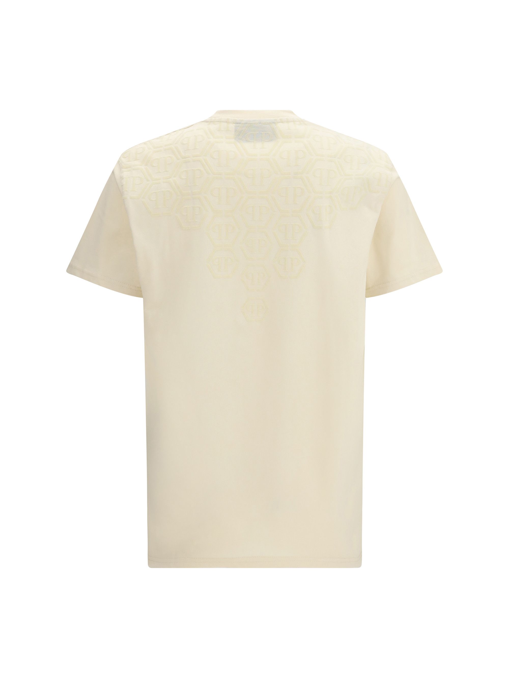 Philipp Plein Round neck degradé Monogram T-shirt in cotton Size US S / EU 44-46 / 1 - 2 Thumbnail