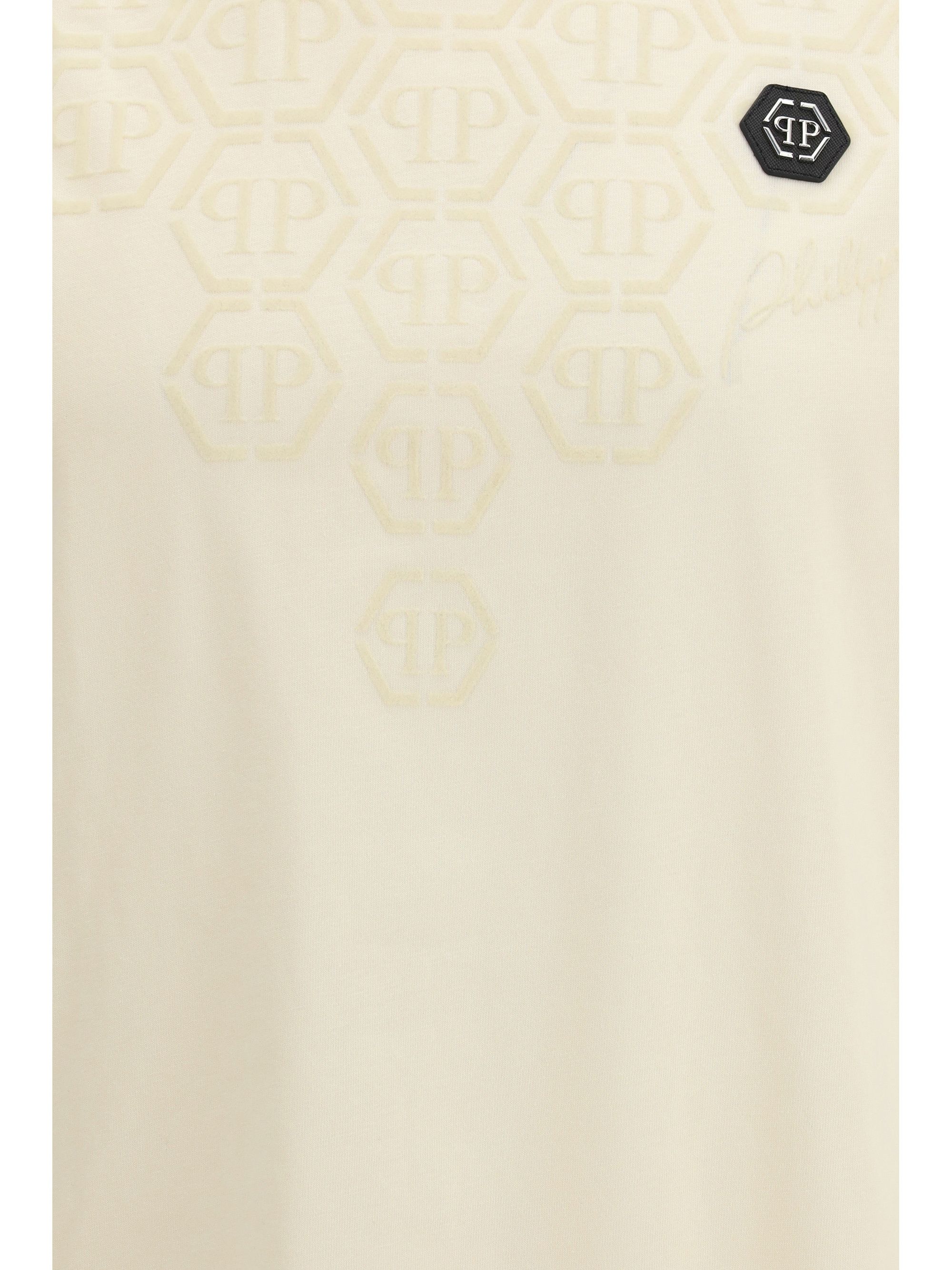 Philipp Plein Round neck degradé Monogram T-shirt in cotton Size US S / EU 44-46 / 1 - 3 Thumbnail