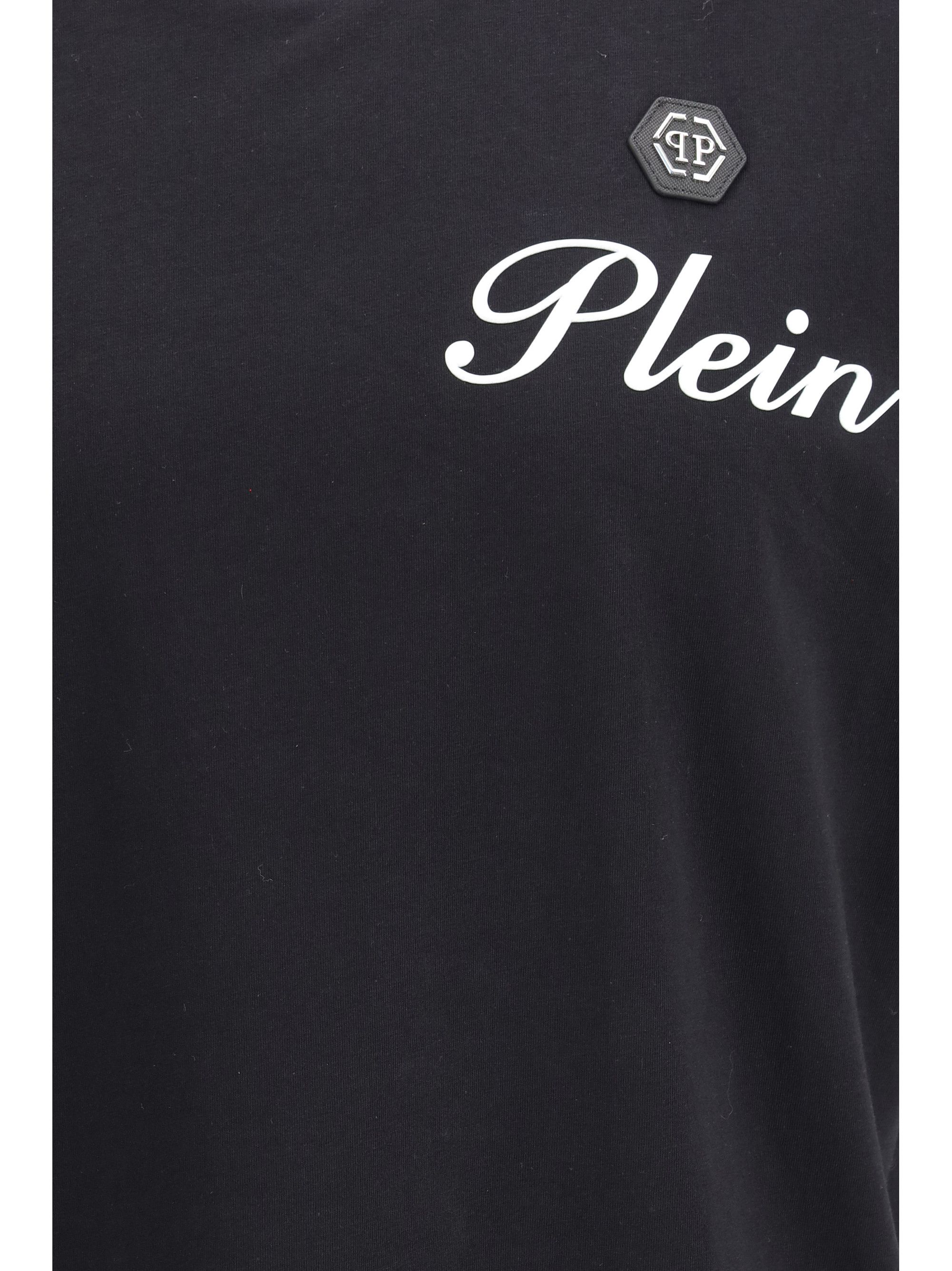 Philipp Plein Round neck T-shirt embossed signature Size US L / EU 52-54 / 3 - 3 Thumbnail