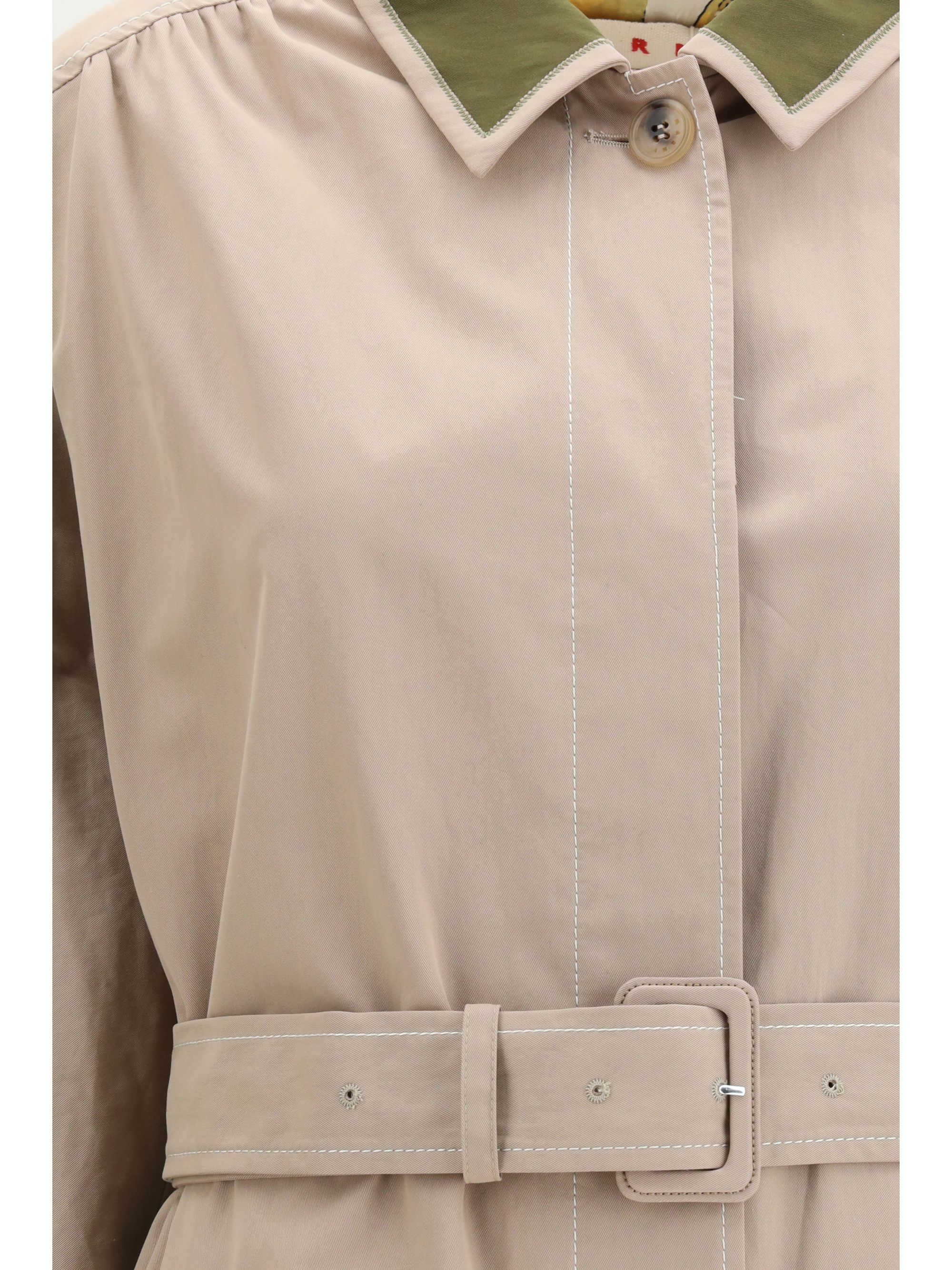 Marni Gabardine Trench Size M / US 6-8 / IT 42-44 - 3 Thumbnail