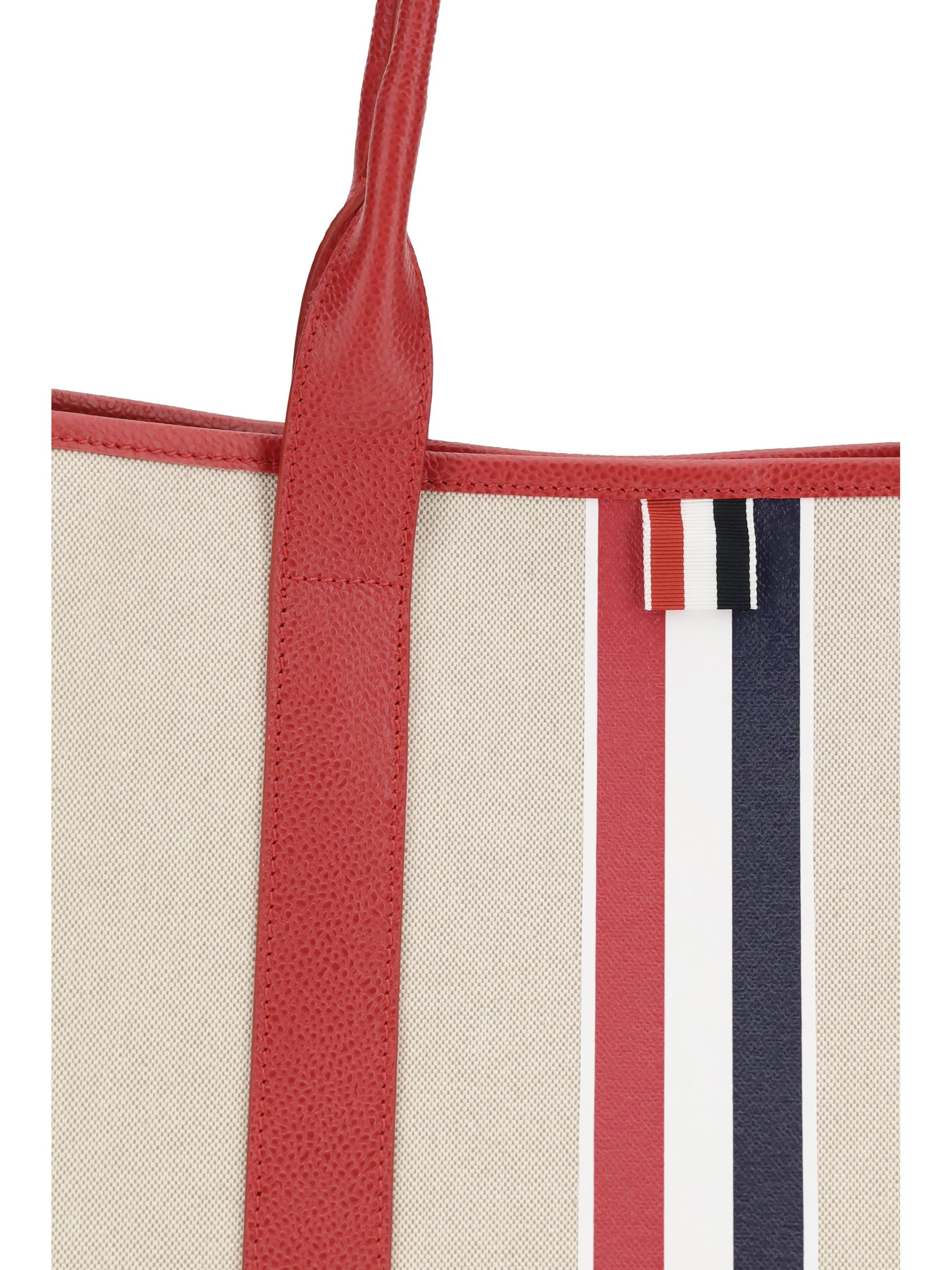 Thom Browne Canvas Tote Bag Size ONE SIZE - 4 Thumbnail