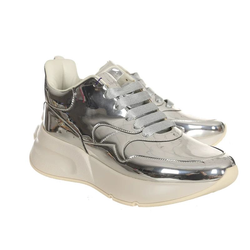 Alexander McQueen Alexander McQueen Leather Silver Sweater 41 Women Size M / US 6-8 / IT 42-44 - 10 Thumbnail