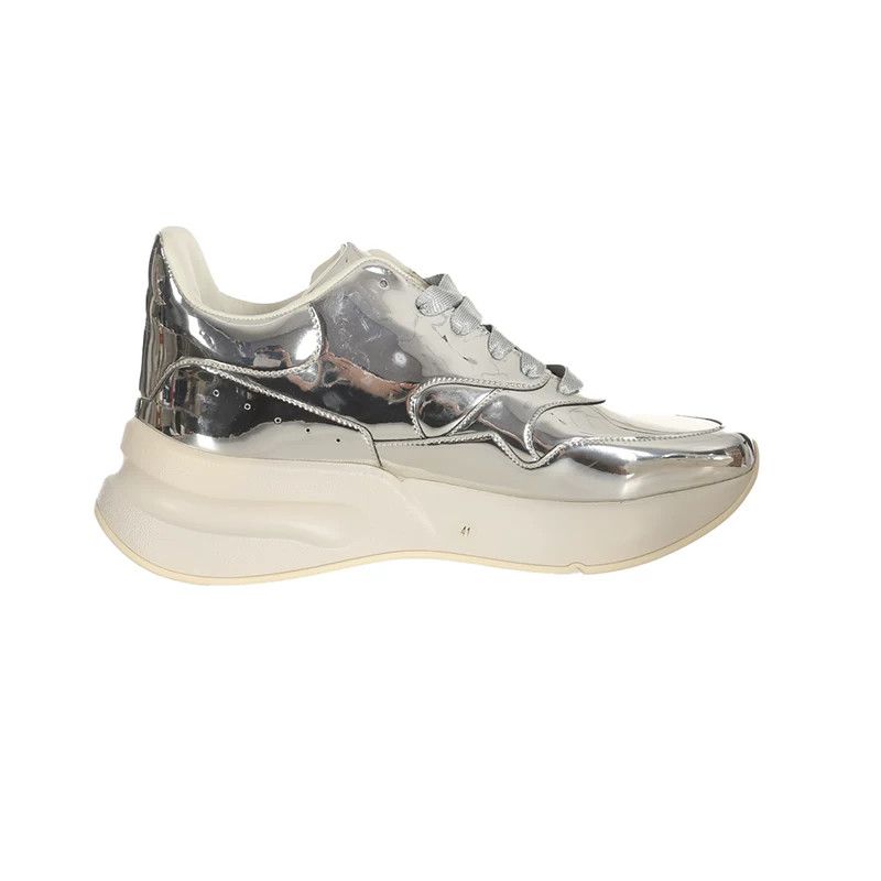 Alexander McQueen Alexander McQueen Leather Silver Sweater 41 Women Size M / US 6-8 / IT 42-44 - 5 Thumbnail