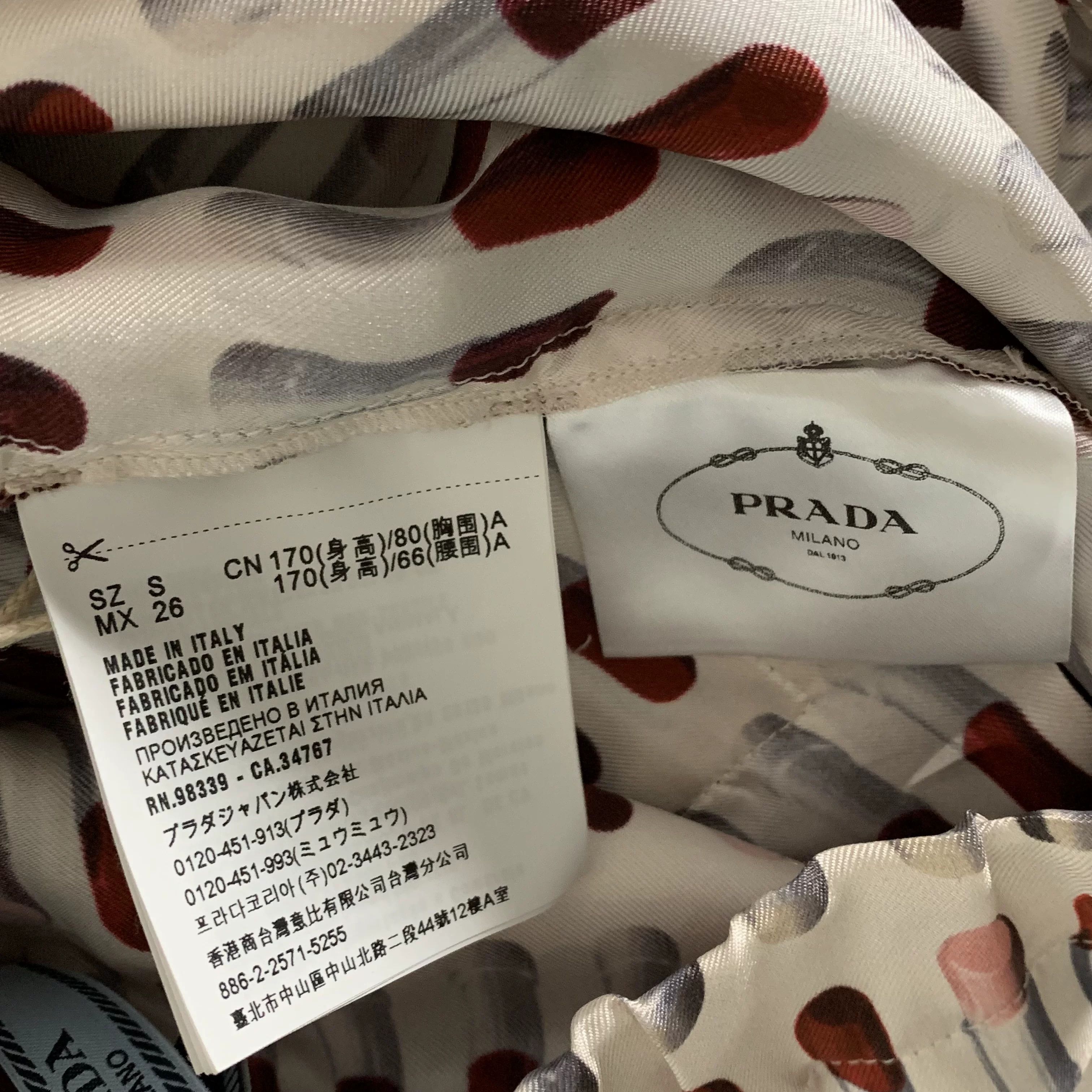 Prada Prada Casual Graphic Pants S Women Size 26" / US 2 / IT 38 - 6 Thumbnail