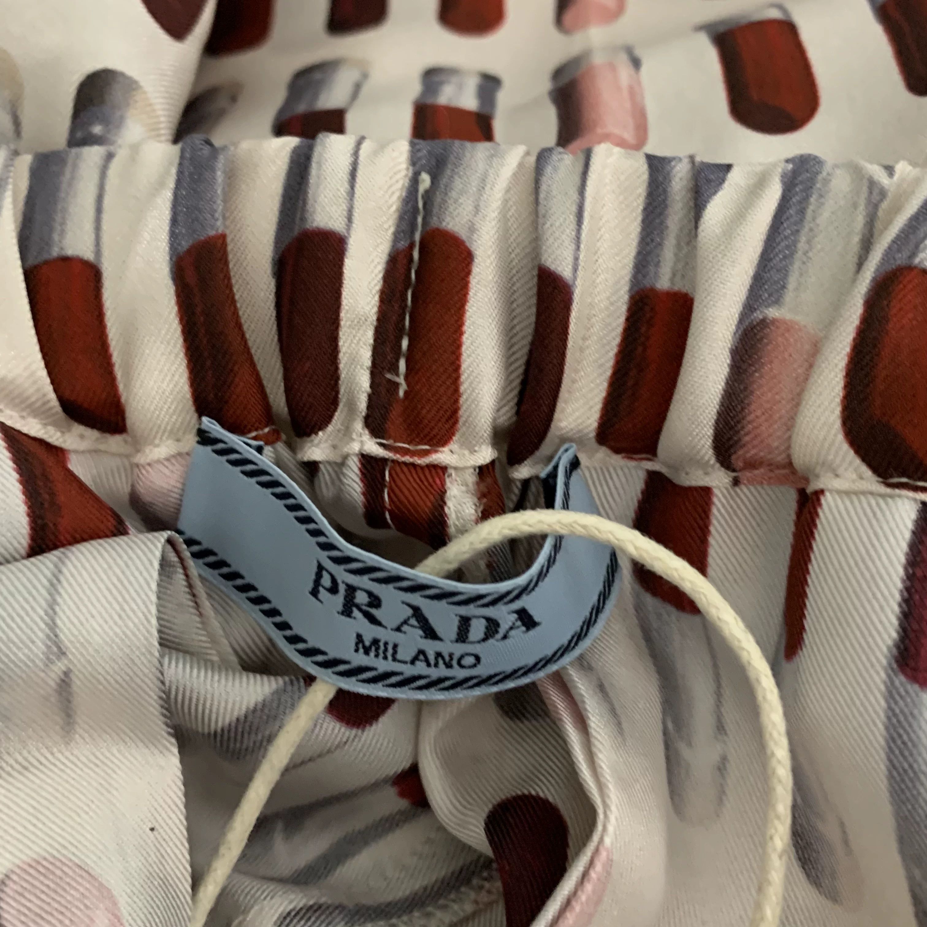 Prada Prada Casual Graphic Pants S Women Size 26" / US 2 / IT 38 - 3 Thumbnail