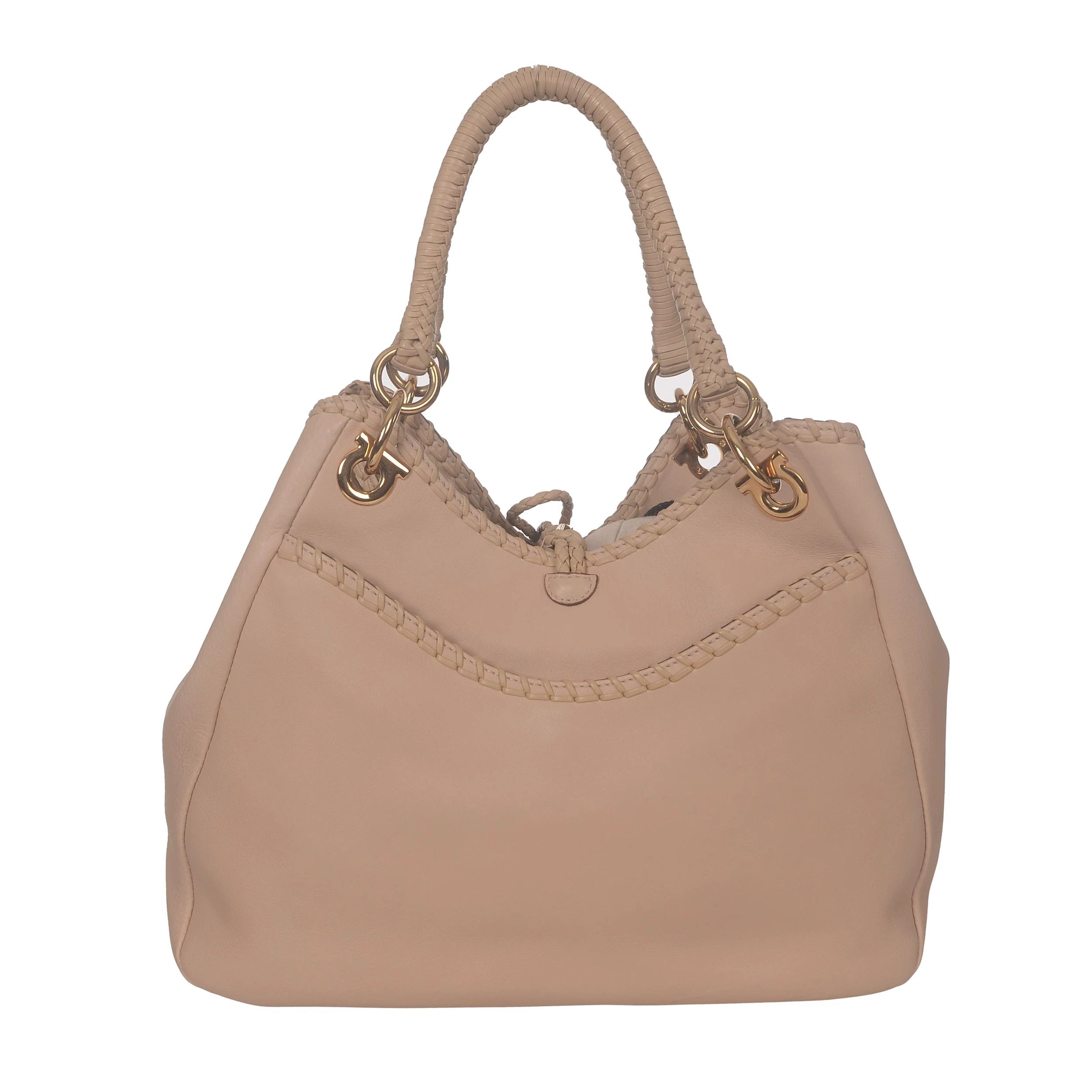 Salvatore Ferragamo Salvatore Ferragamo Gold Shoulder Bag 32 Women Size ONE SIZE - 4 Thumbnail