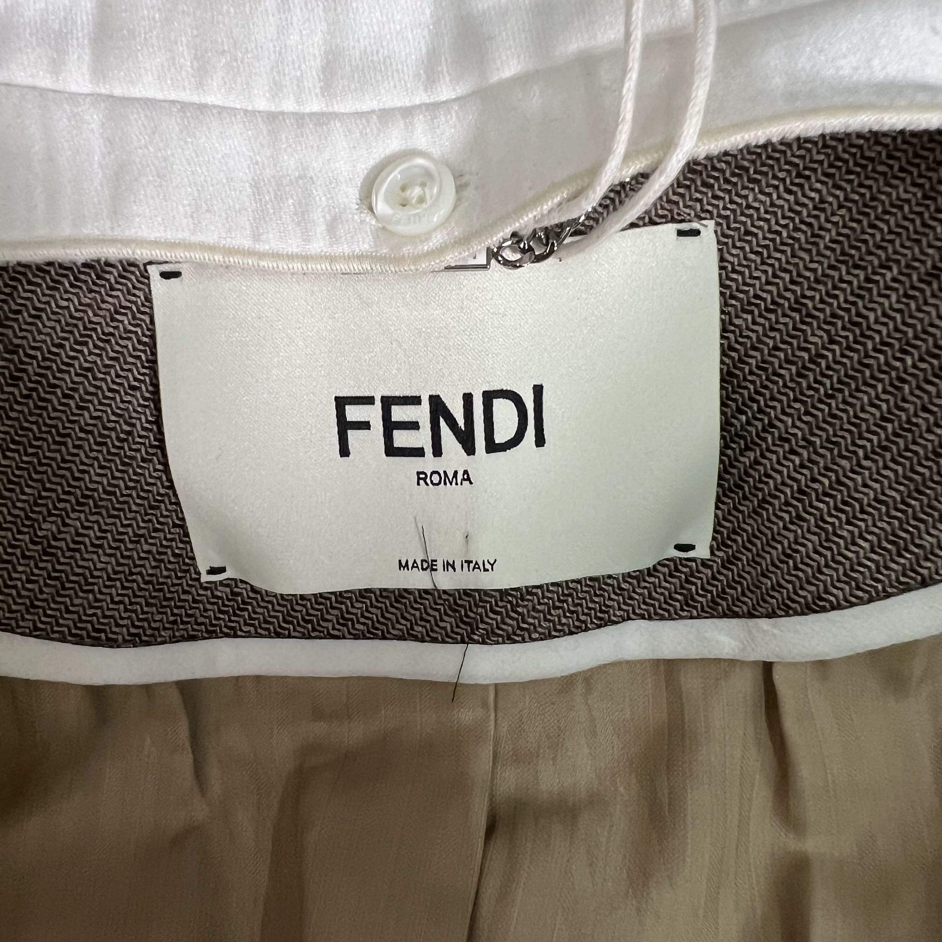 Fendi Fendi Wool Coat S Women Size S / US 4 / IT 40 - 3 Thumbnail