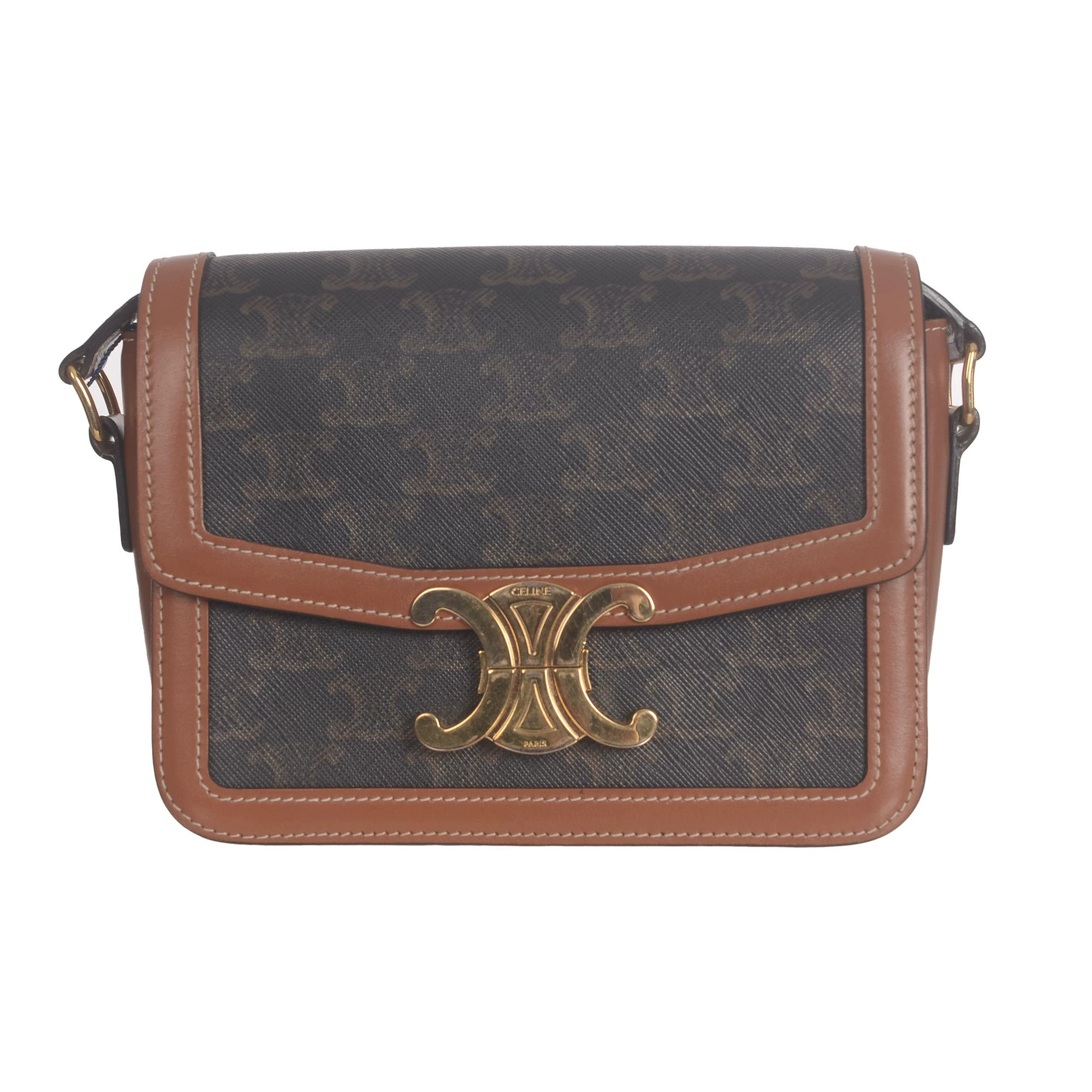 Celine Celine Gold Shoulder Bag Women Size ONE SIZE - 10 Thumbnail