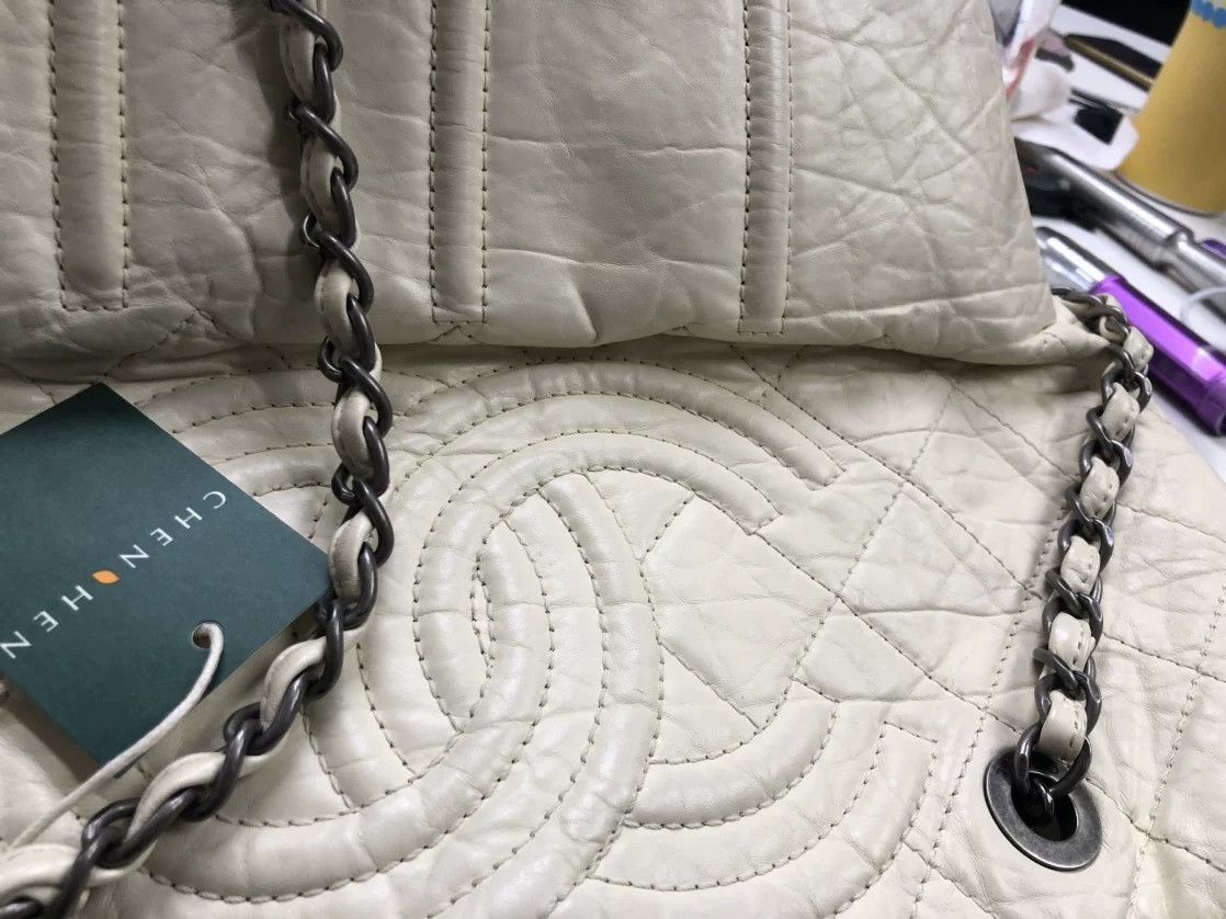 Chanel Chanel Retro Silver Shoulder Bag 41 Women Size ONE SIZE - 7 Thumbnail