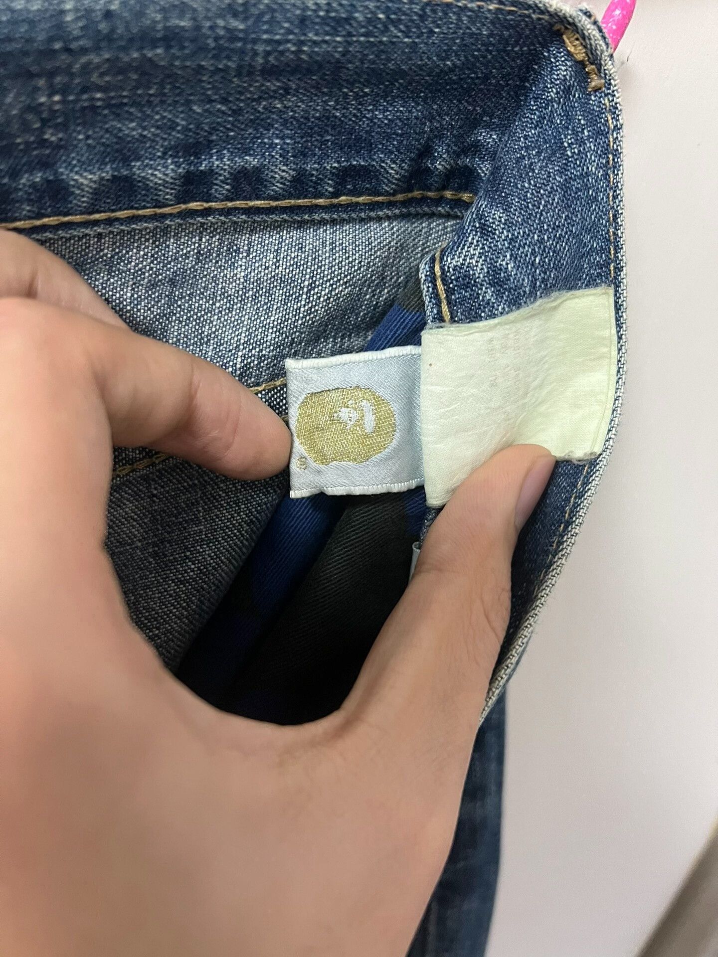 Bape Bape Retro Denim Yellow Denim Jeans L Men Size US 34 / EU 50 - 5 Thumbnail