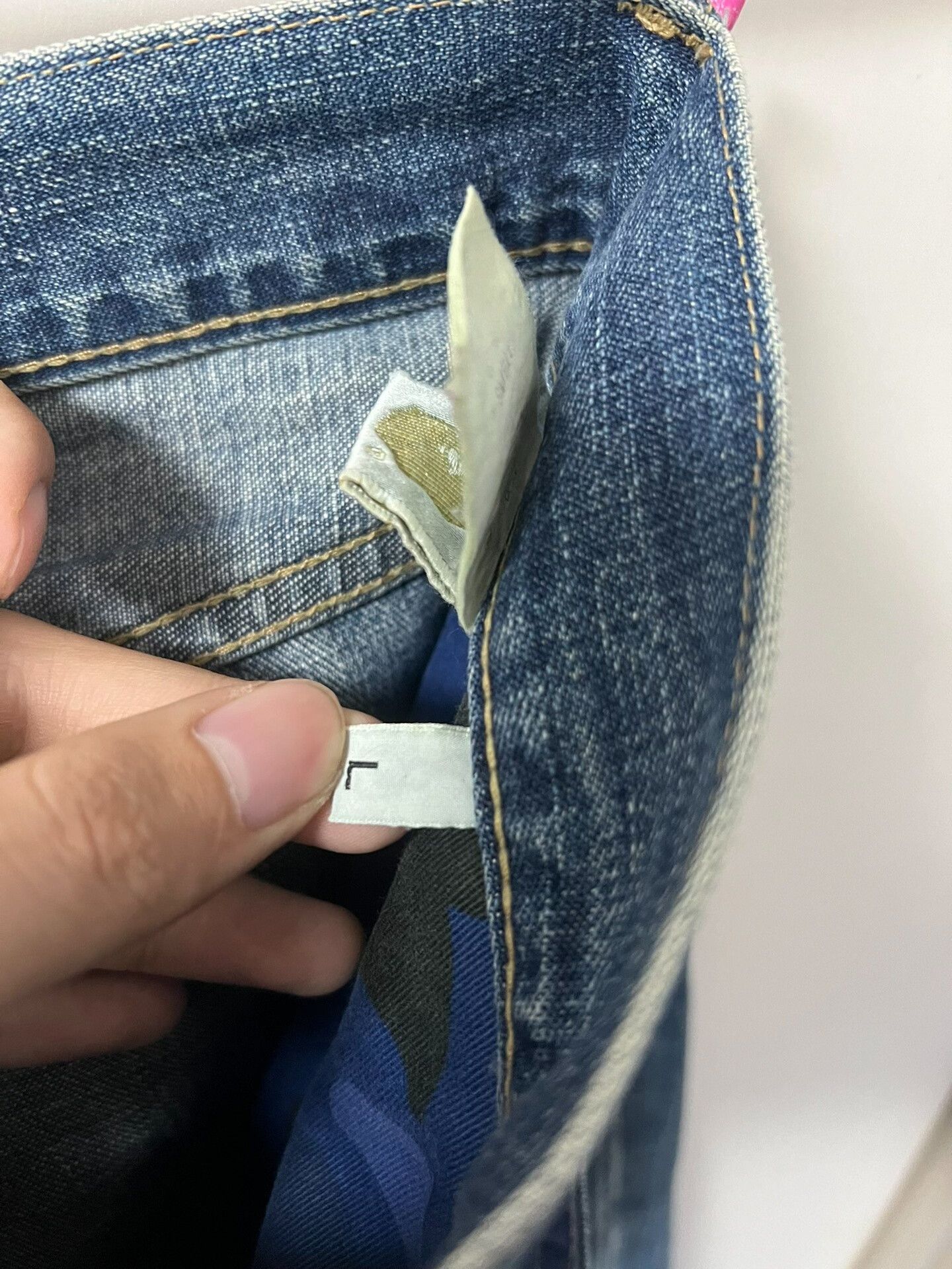 Bape Bape Retro Denim Yellow Denim Jeans L Men Size US 34 / EU 50 - 4 Thumbnail