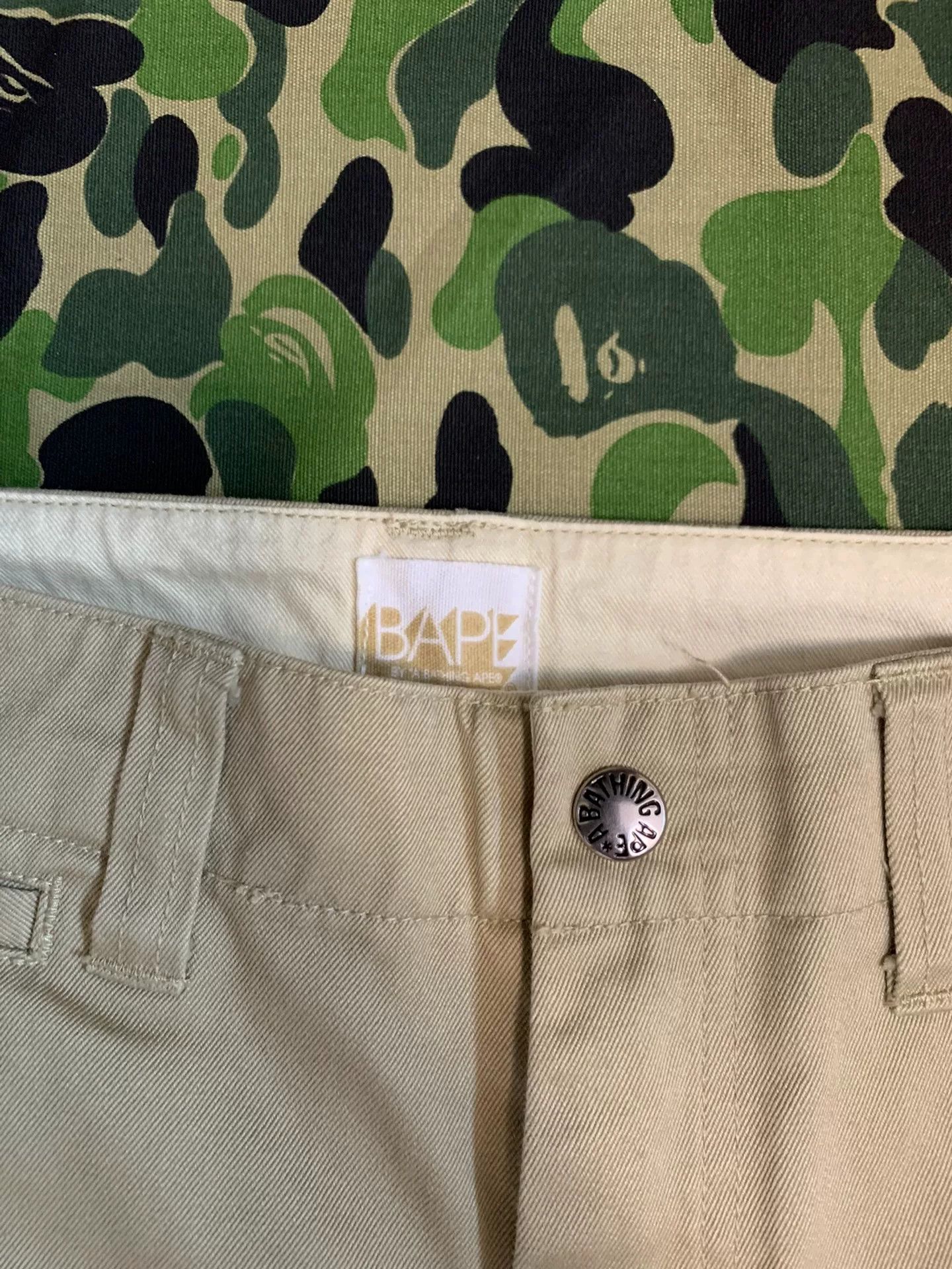 Bape Bape Limited Camo White Casual Pants L Men Size US 34 / EU 50 - 3 Thumbnail