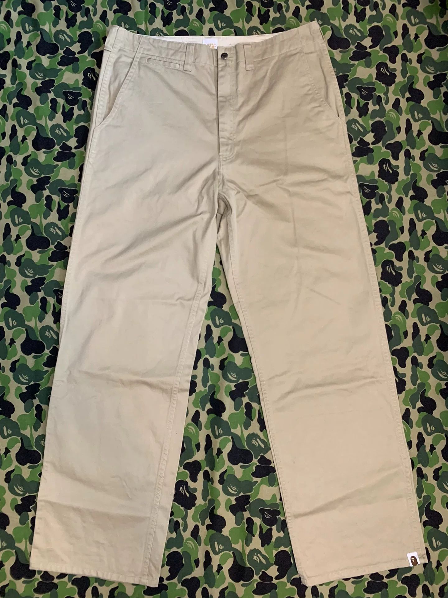 Bape Bape Limited Camo White Casual Pants L Men Size US 34 / EU 50 - 2 Thumbnail