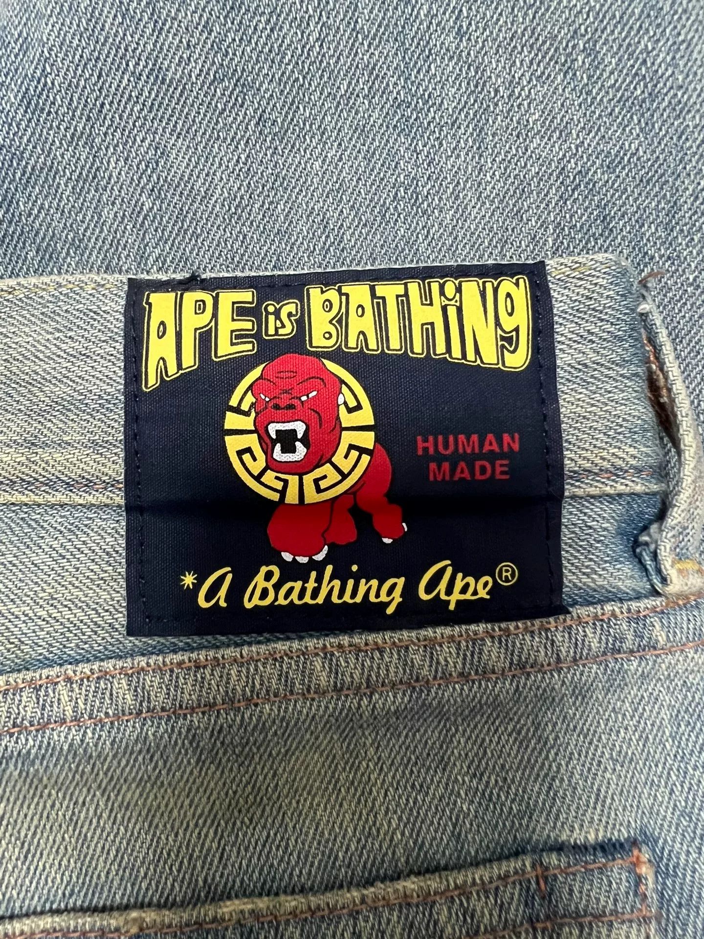 Bape Bape Retro Denim Denim Jeans L Men Size US 34 / EU 50 - 3 Thumbnail