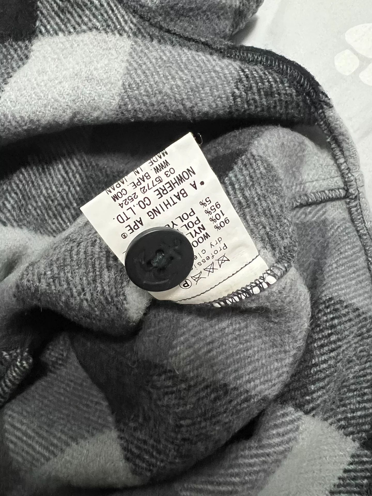 Bape Bape Wool Cotton Shirt M Men Size US M / EU 48-50 / 2 - 4 Thumbnail