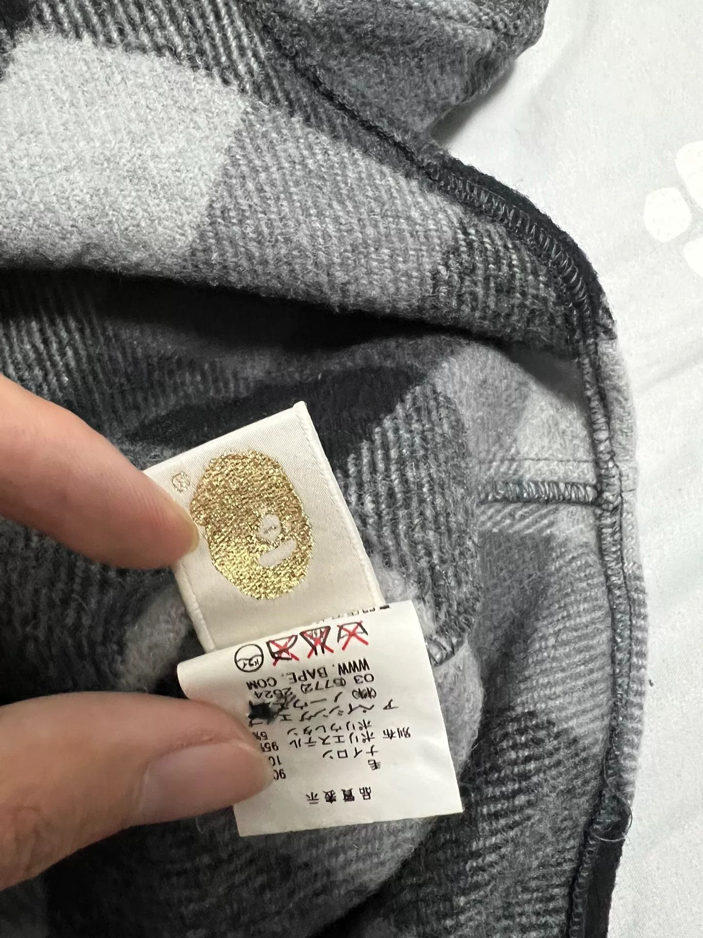 Bape Bape Wool Cotton Shirt M Men Size US M / EU 48-50 / 2 - 5 Thumbnail