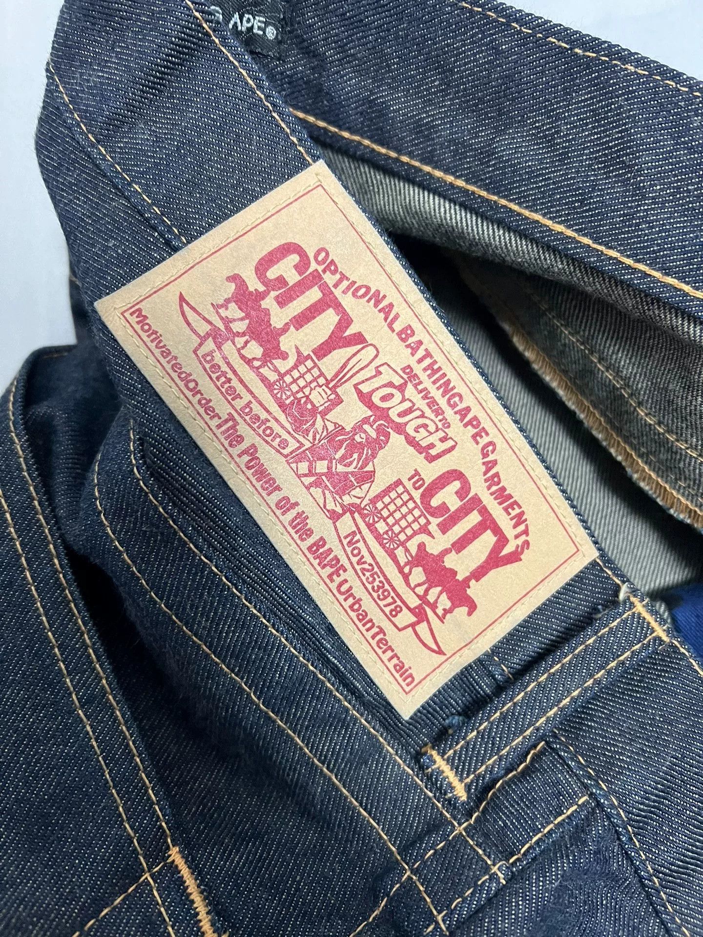 Bape Bape Limited Denim Denim Jeans L Men Size US 34 / EU 50 - 3 Thumbnail