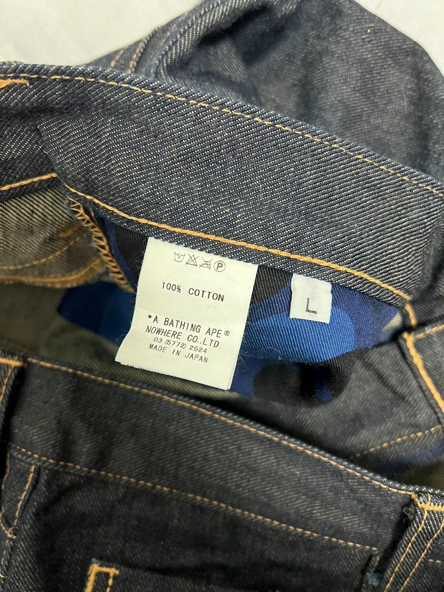 Bape Bape Limited Denim Denim Jeans L Men Size US 34 / EU 50 - 4 Thumbnail