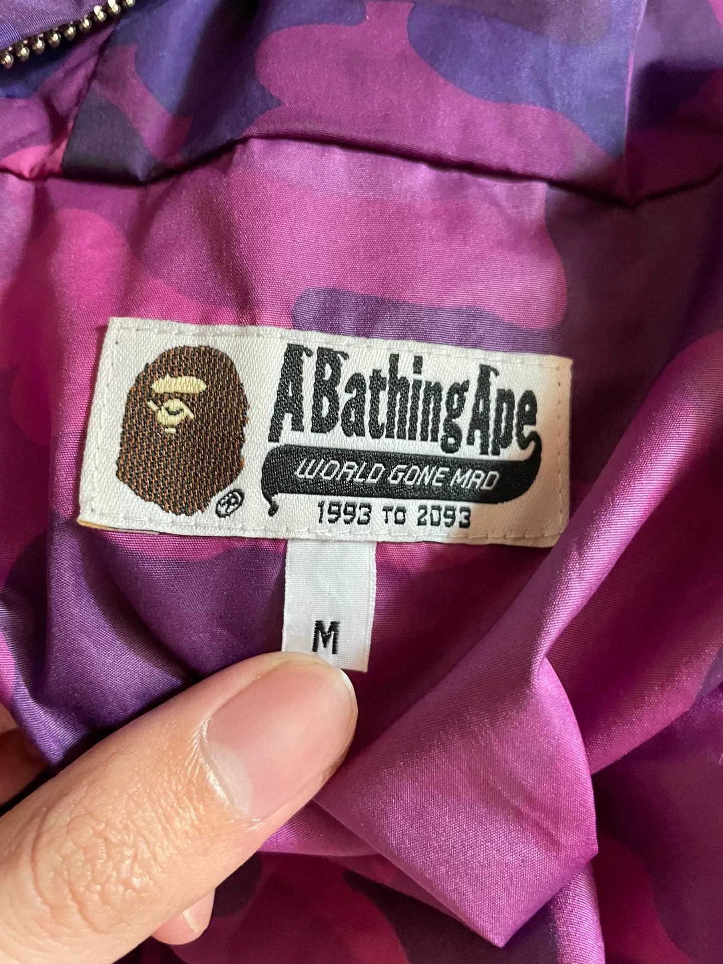 Bape Bape Camo Purple Light Jacket M Men Size US M / EU 48-50 / 2 - 3 Thumbnail