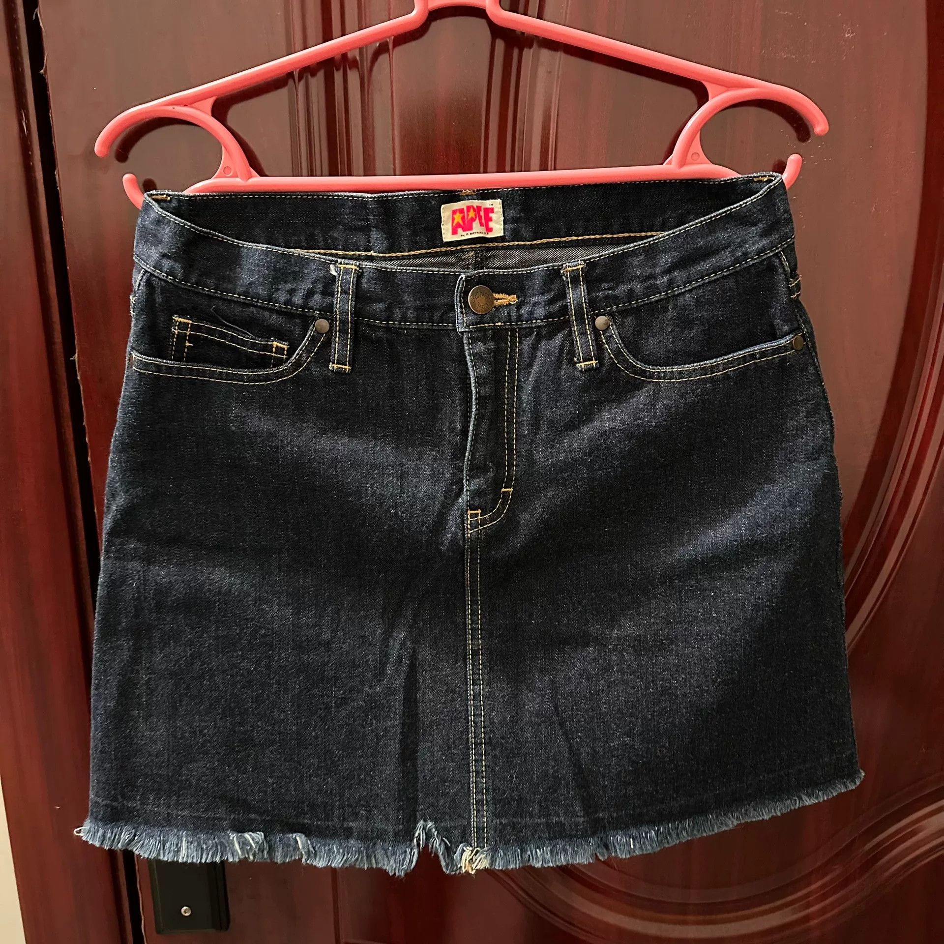 Bape Bape Retro Denim Skirt 34 Women Size 34" / US 12 / IT 48 - 2 Thumbnail