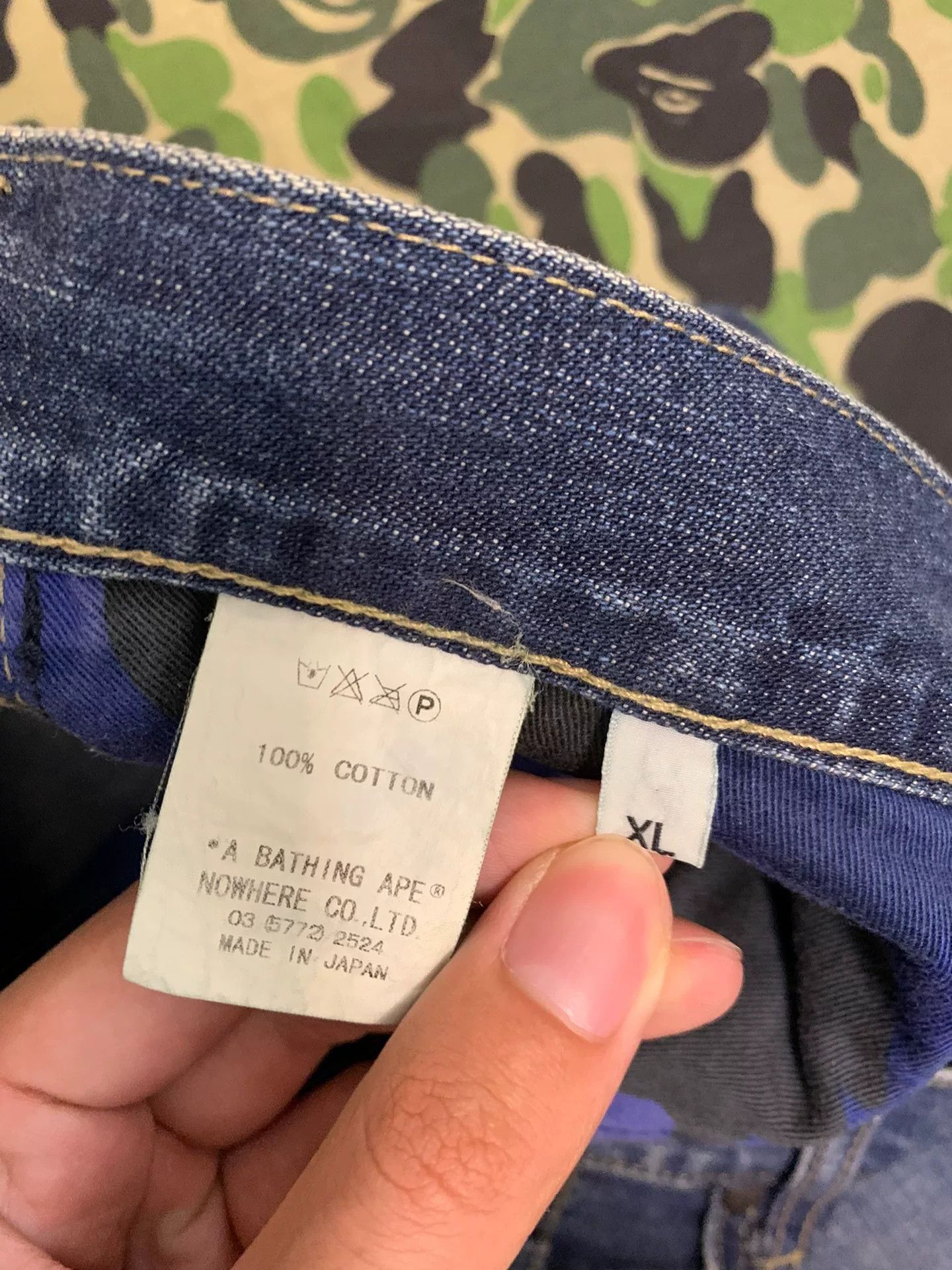 Bape Bape Denim Yellow Denim Jeans XL Men Size US 36 / EU 52 - 4 Thumbnail